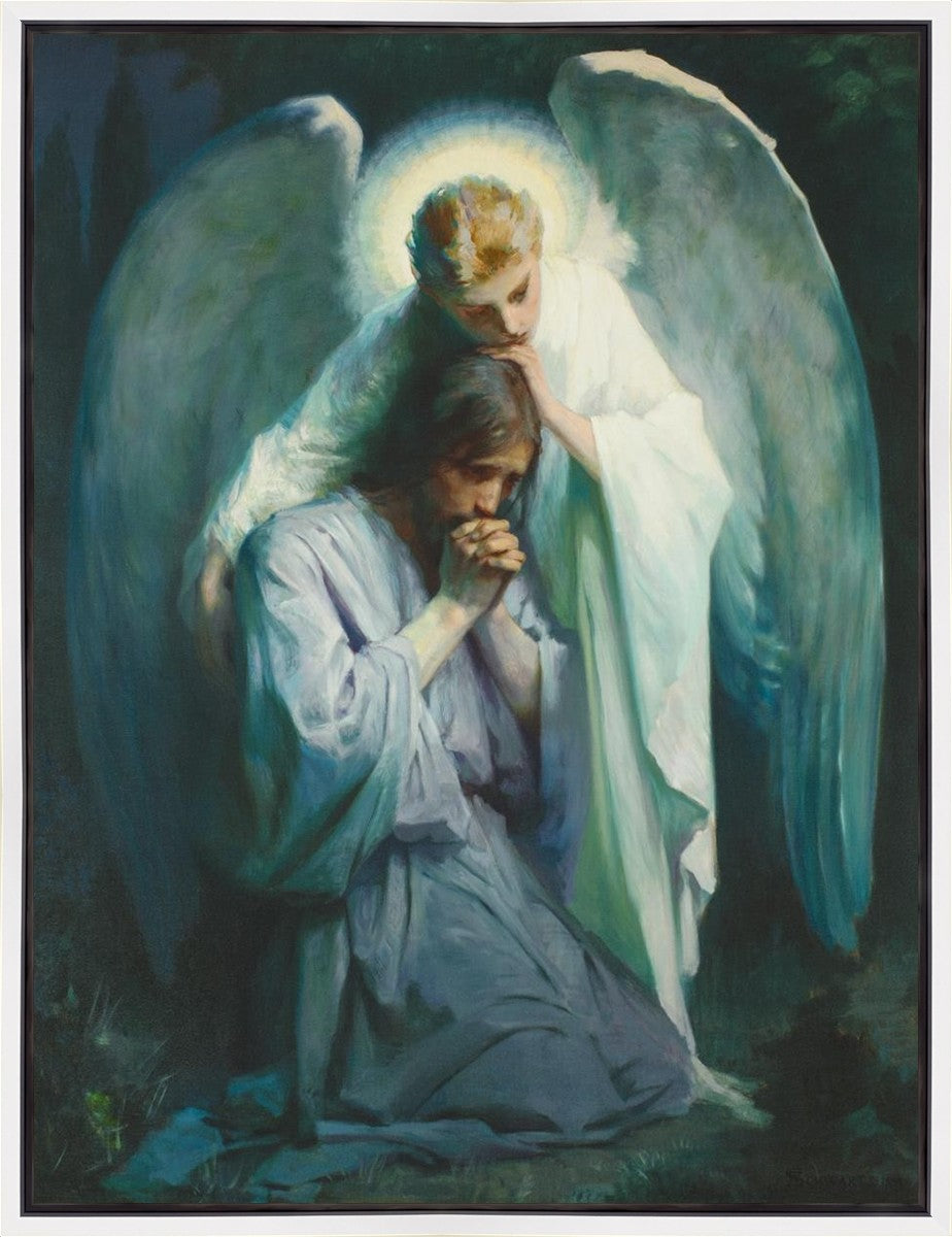 Agony in the Garden Gallery Wrap Canvas - Religious Wall Art for Home Decor, Church & Meditation Spaces