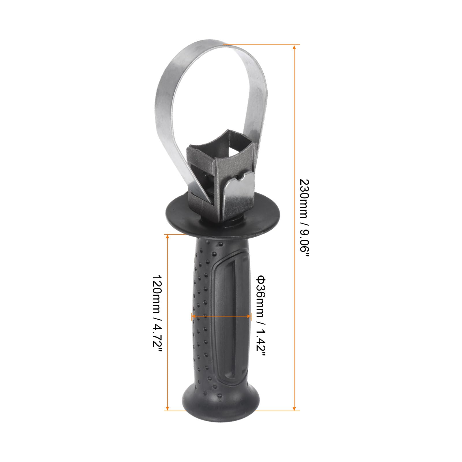 uxcell Hollow Side Front Auxiliary Hammer Handle Replacement for 26 Electric Hammers - Durable Power Tool Accessory for Construction, Demolition & DIY Projects