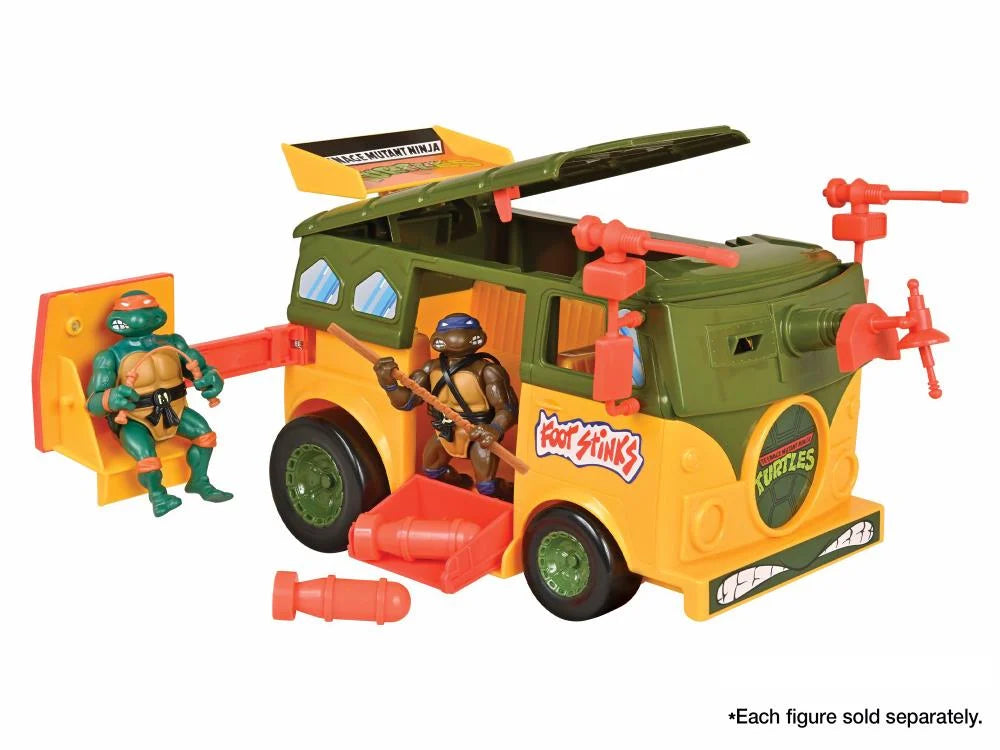 Original Teenage Mutant Ninja Turtles Party Wagon Toy - Classic TMNT Collectible Vehicle for Kids & Fans | Perfect for Playtime, Birthday Parties & Nostalgic Gift Giving