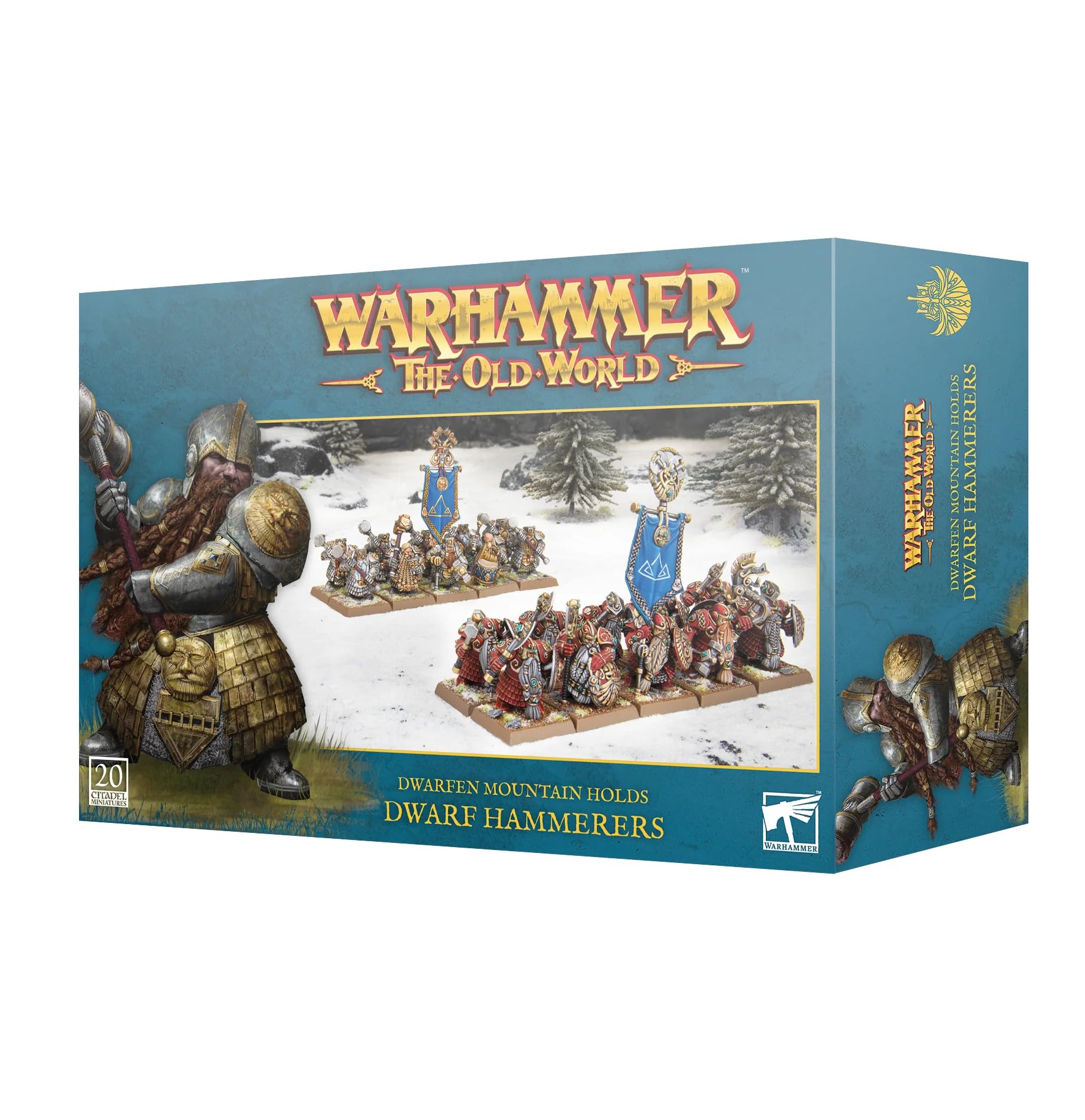 Warhammer The Old World Dwarfen Mountain Holds Dwarf Hammerers - Premium Miniatures for Tabletop Battles & Fantasy Wargaming