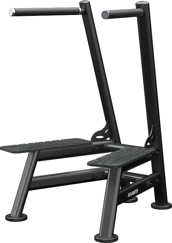 ATLANTIS Dip Bars for Home Gym - Adjustable Strength Training Equipment for Pull Ups & Dips - Perfect for Calisthenics, CrossFit & Bodyweight Exercises