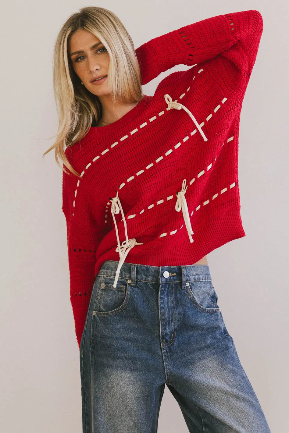 Melissa Knit Sweater Women's Cozy Pullover - Final Sale | Perfect for Fall & Winter Fashion, Casual Outfits, and Office Wear