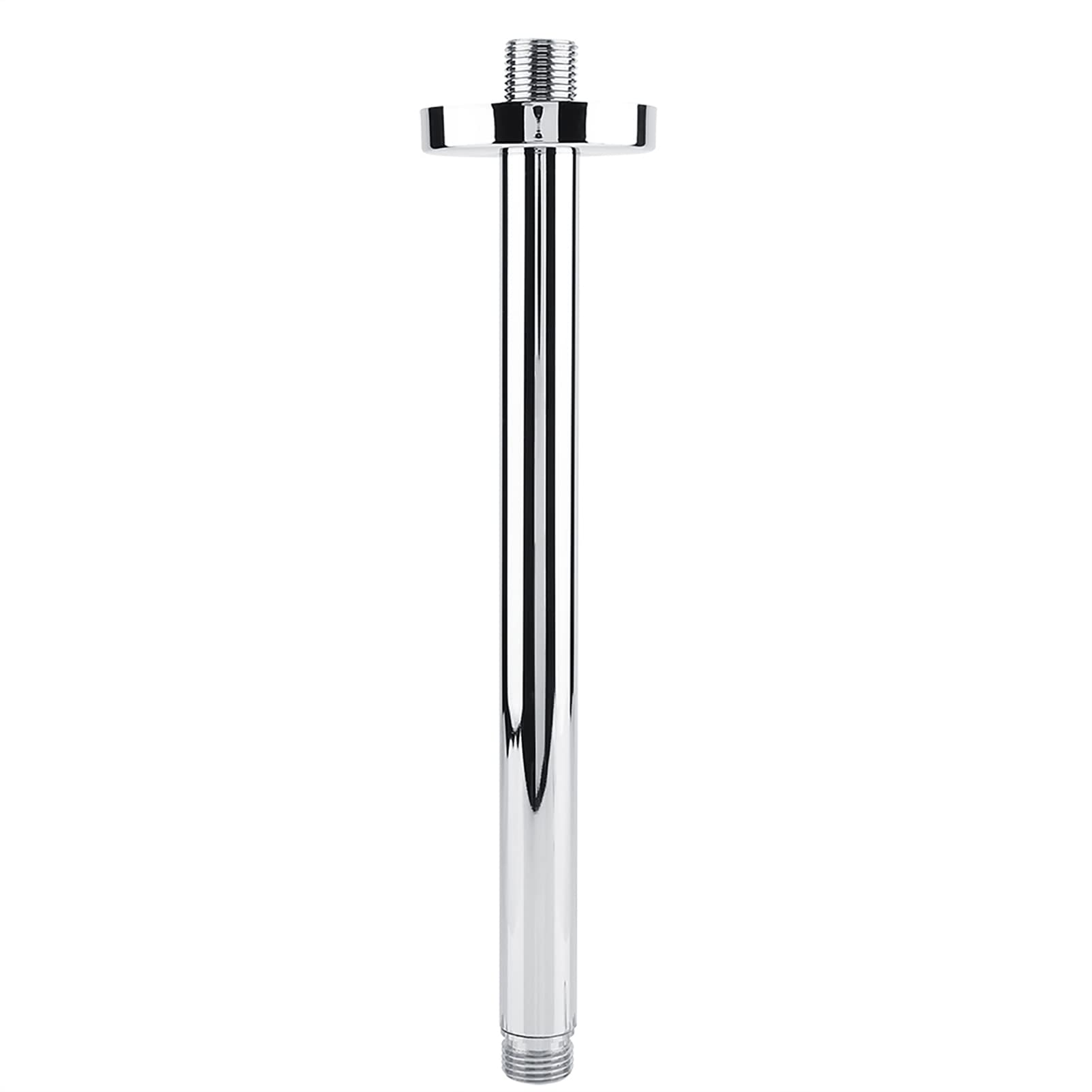 Stainless Steel Shower Arm - 12 Inch Wall Mount for Bathroom Shower - Perfect for Ceiling & Extension Use