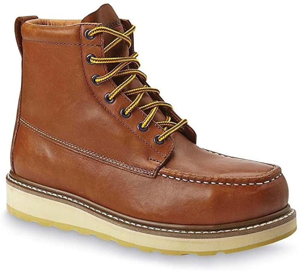HANDPOINT Men's Steel Toe Work Boots - 6