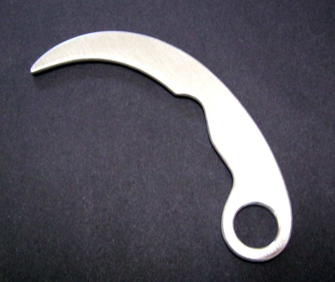 Aluminum Training Karambit Knife - Pencak Silat Replica for Self-Defense Practice | Perfect for Martial Arts Training & Tactical Simulation