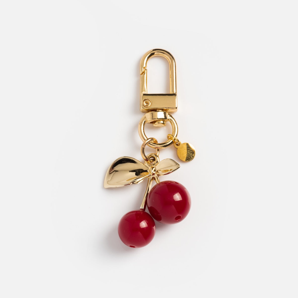 Cherry Bag Charm - Cute Fruit Keychain for Handbags, Backpacks & Purses - Perfect Gift for Girls & Women - Great for School, Travel & Everyday Use