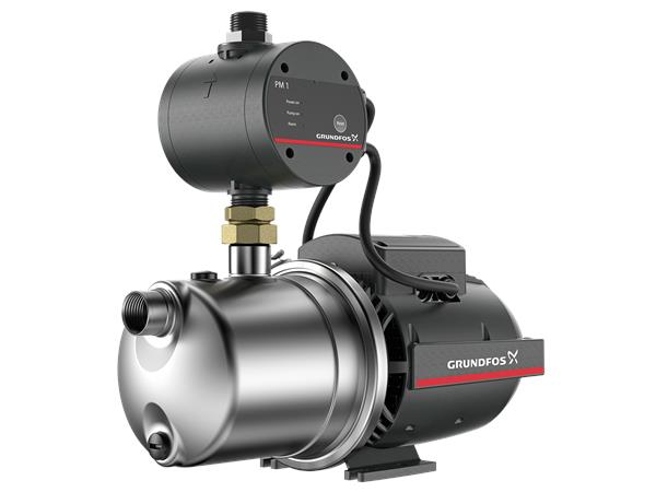 Grundfos JP 5 48 Water Pump with PM1 Pressure Manager - 1.01kW, 63lpm @ 3.0 Bar - High Efficiency for Home Water Supply, Irrigation & Pressure Boosting Systems