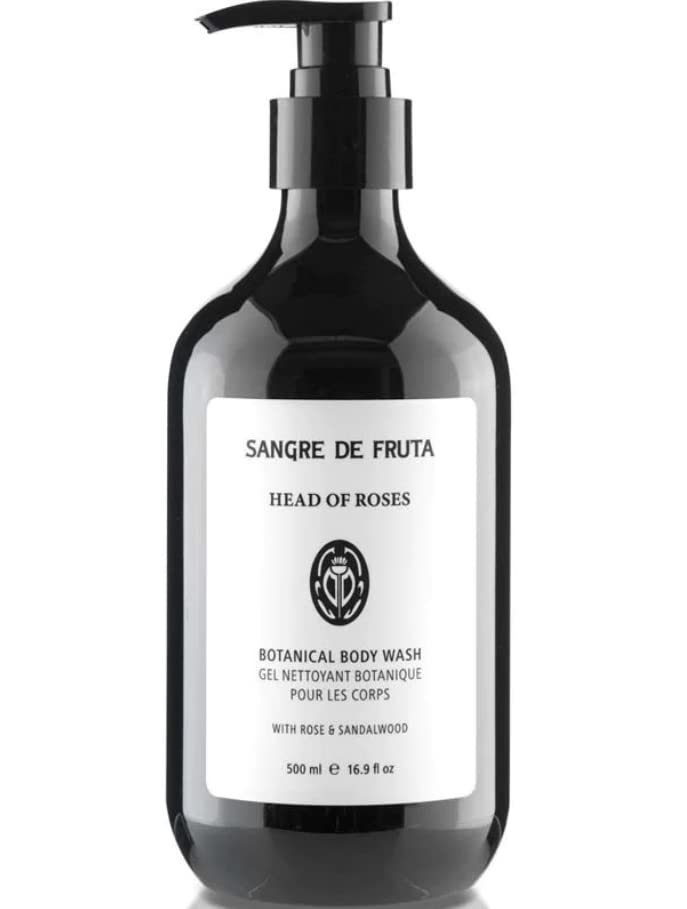 Botanical Body Cleanser with Rose Extract - Gentle Natural Soap for Sensitive Skin | Perfect for Daily Shower & Spa Relaxation