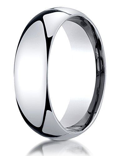 Platinum 7mm Comfort Fit Wedding Band for Men & Women