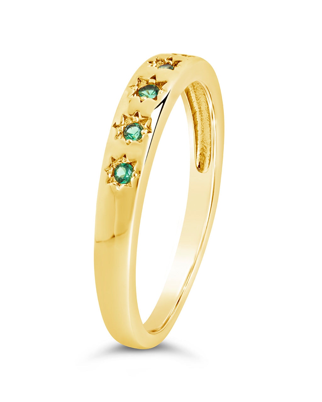 Lennon CZ Burst Band Ring for Women - Sparkling Cubic Zirconia Fashion Jewelry - Perfect for Parties, Weddings & Everyday Wear