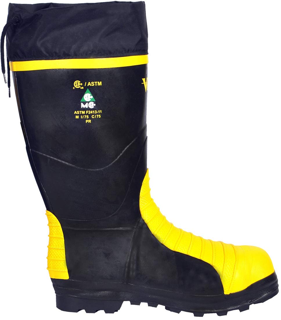 Viking Men's MET Guard Steel Toe Work Boots - Safety Shoes for Construction, Warehouse & Industrial Use - Waterproof & Slip Resistant