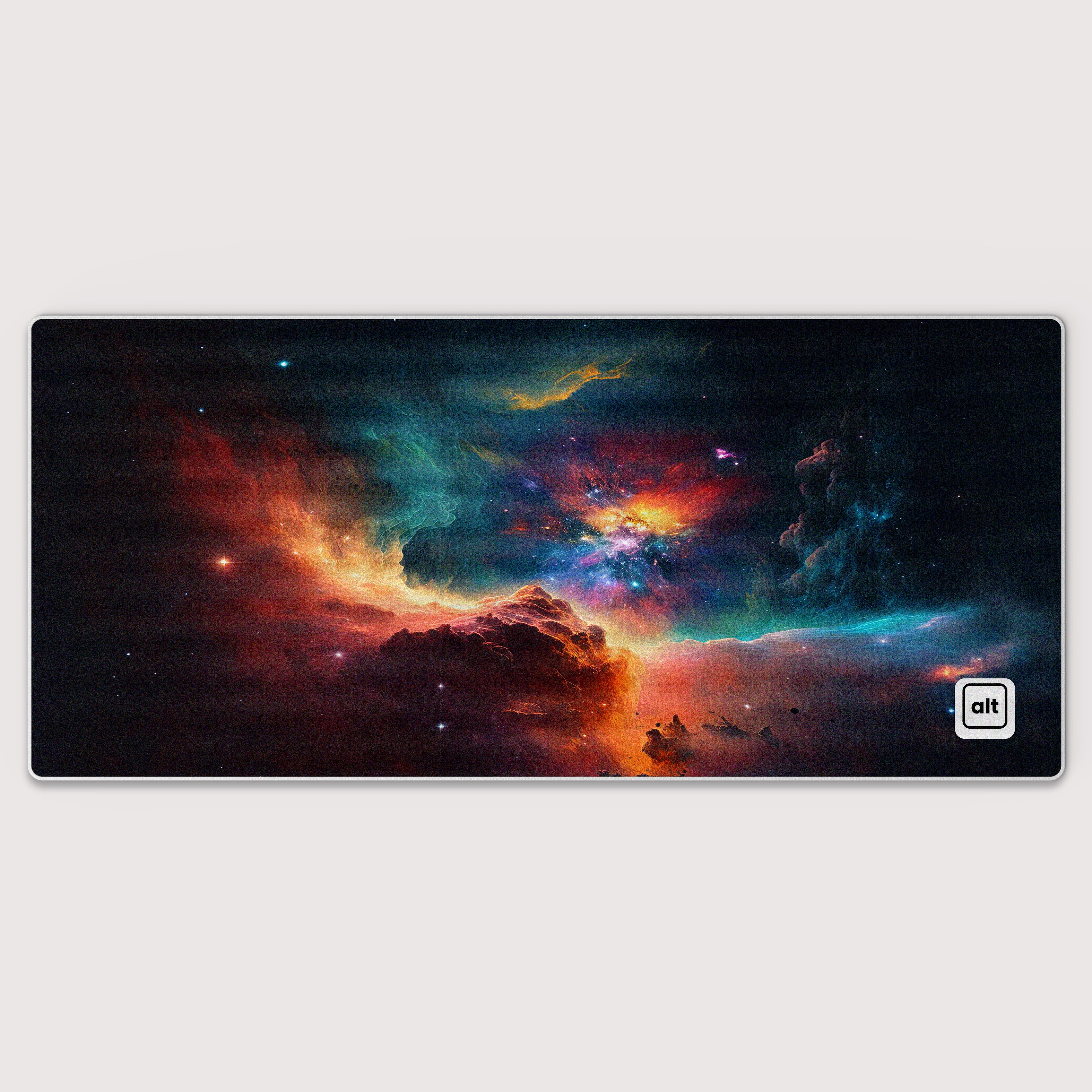 Battle of the Elements Gaming Mouse Pad - Large Non-Slip Rubber Base Mouse Mat for PC, Laptop & Office - Perfect for Gamers, Graphic Designers & Esports