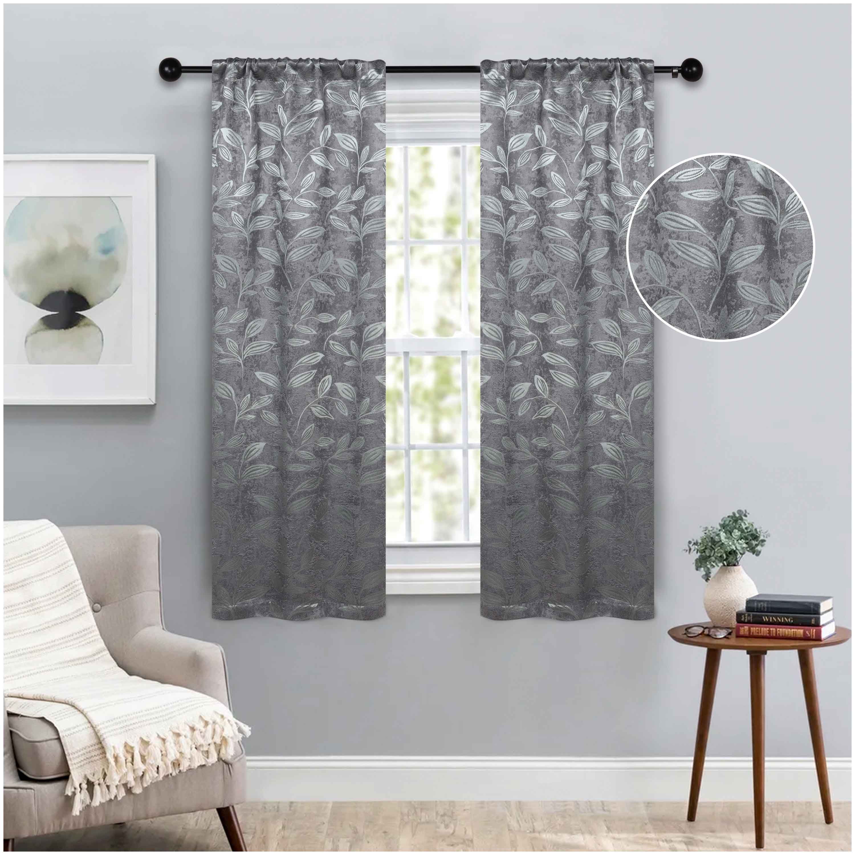 Blackout Curtains with Rod Pocket - Set of 2 Panels for Complete Room Darkening | Perfect for Bedrooms, Nurseries & Home Theater Light Blocking