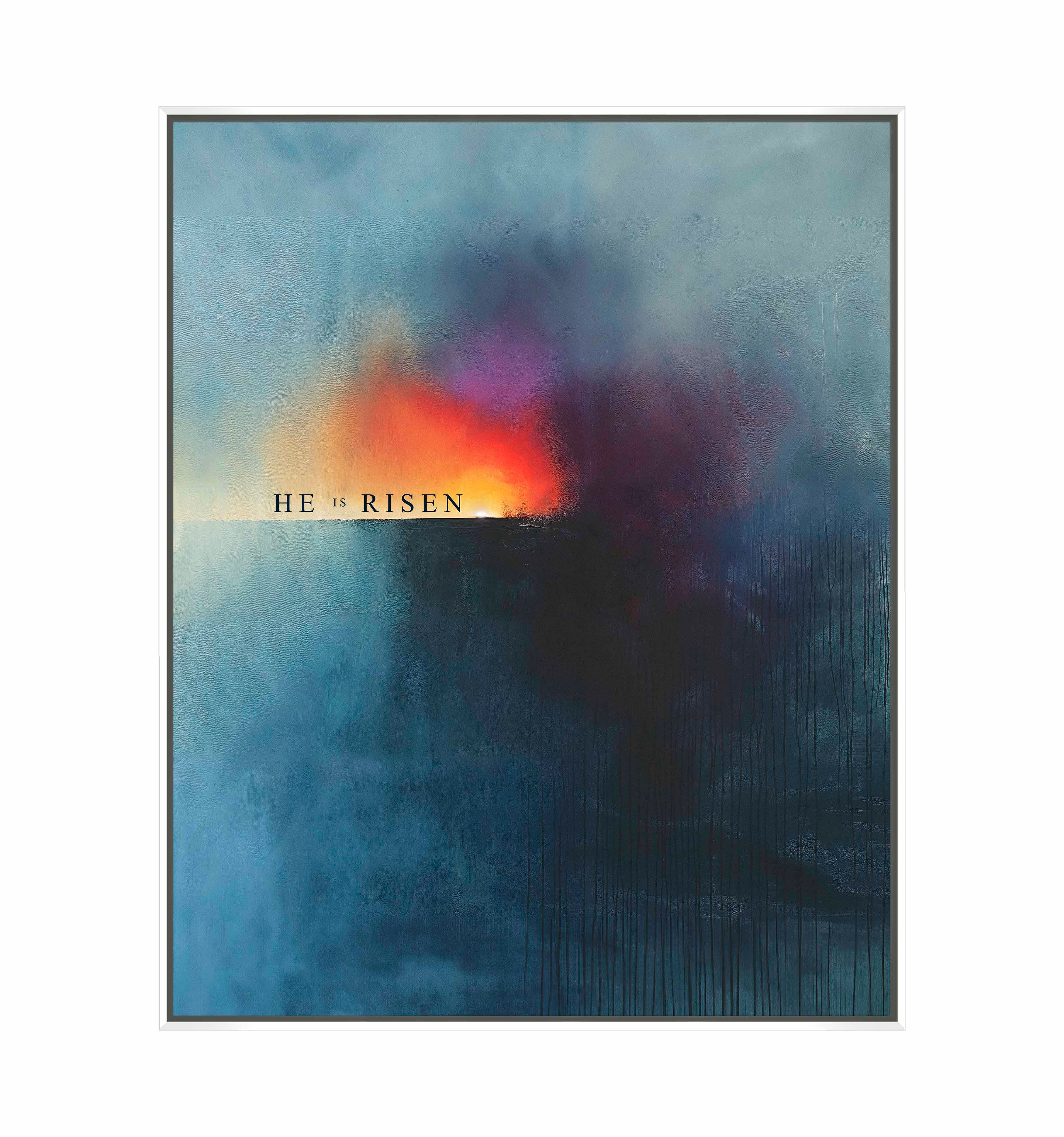 Jesus Christ Resurrection Gallery Wrapped Canvas - Religious Wall Art for Easter Decor, Church, Home & Office - Inspirational Christian Gift