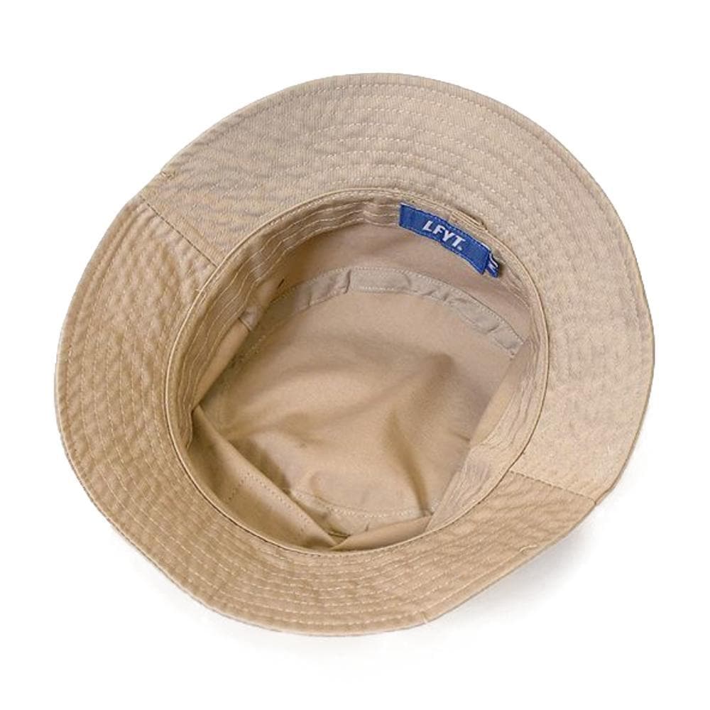 Lafayette Military Style Bucket Hat in Beige - Vintage Army Outdoor Cap for Hiking, Camping & Fashion
