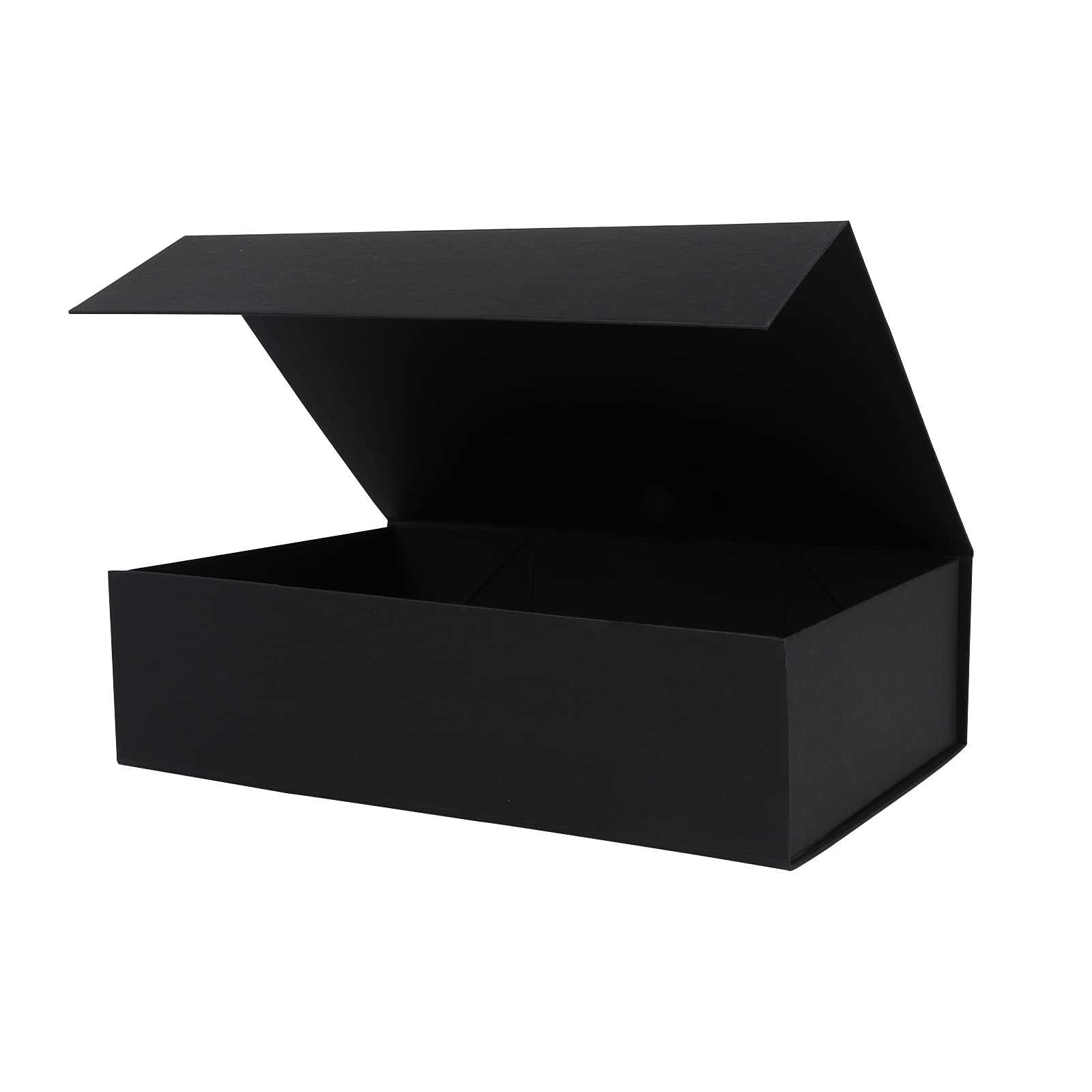 KoKoBin 13.5x9.5x4 Inches Magnetic Gift Box with Lid - Elegant Wedding, Birthday & Proposal Gift Packaging (Black) - Perfect for Groomsmen Gifts, Party Favors & Special Occasions