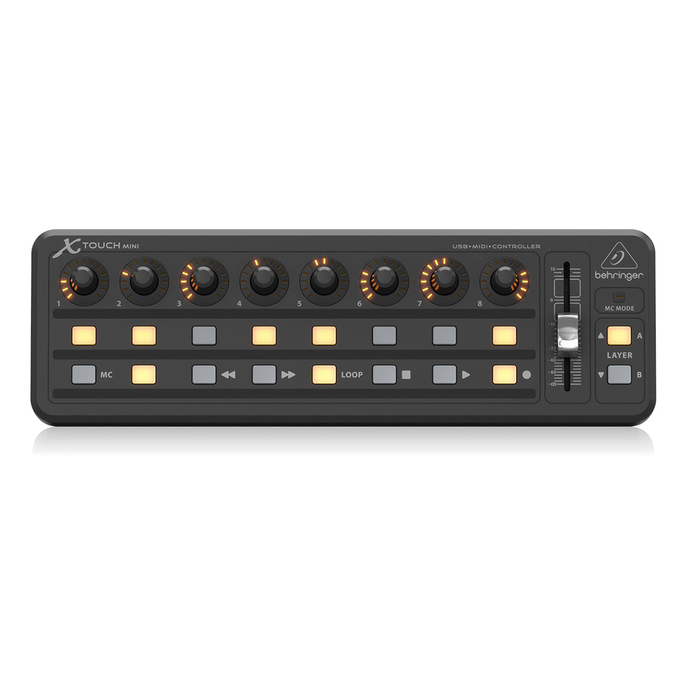 X Touch Mini - Compact USB MIDI Controller for Music Production & DJing | Perfect for Ableton Live, FL Studio & Home Recording Studios