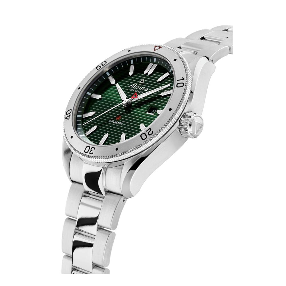 Alpiner 4 Dark Green Men's Automatic Watch - Swiss Made Luxury Timepiece for Business, Outdoor & Everyday Wear