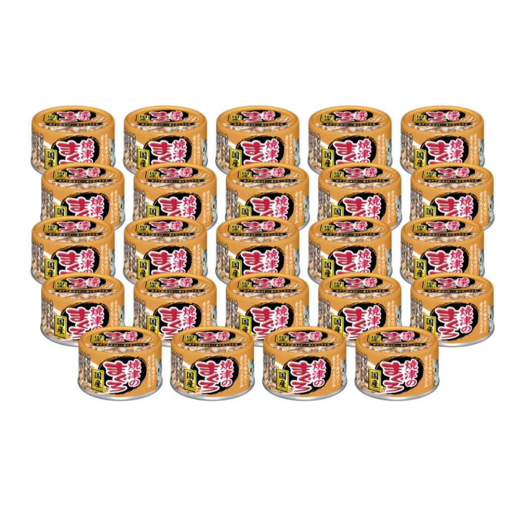 24-Pack Aixia Yaizu No Maguro Wet Canned Cat Food 70g - Rich Sauce Thin Jelly Tuna Fillet for Adult & Senior Cats - Perfect for Mealtime, Travel & Emergency Pet Food Supply