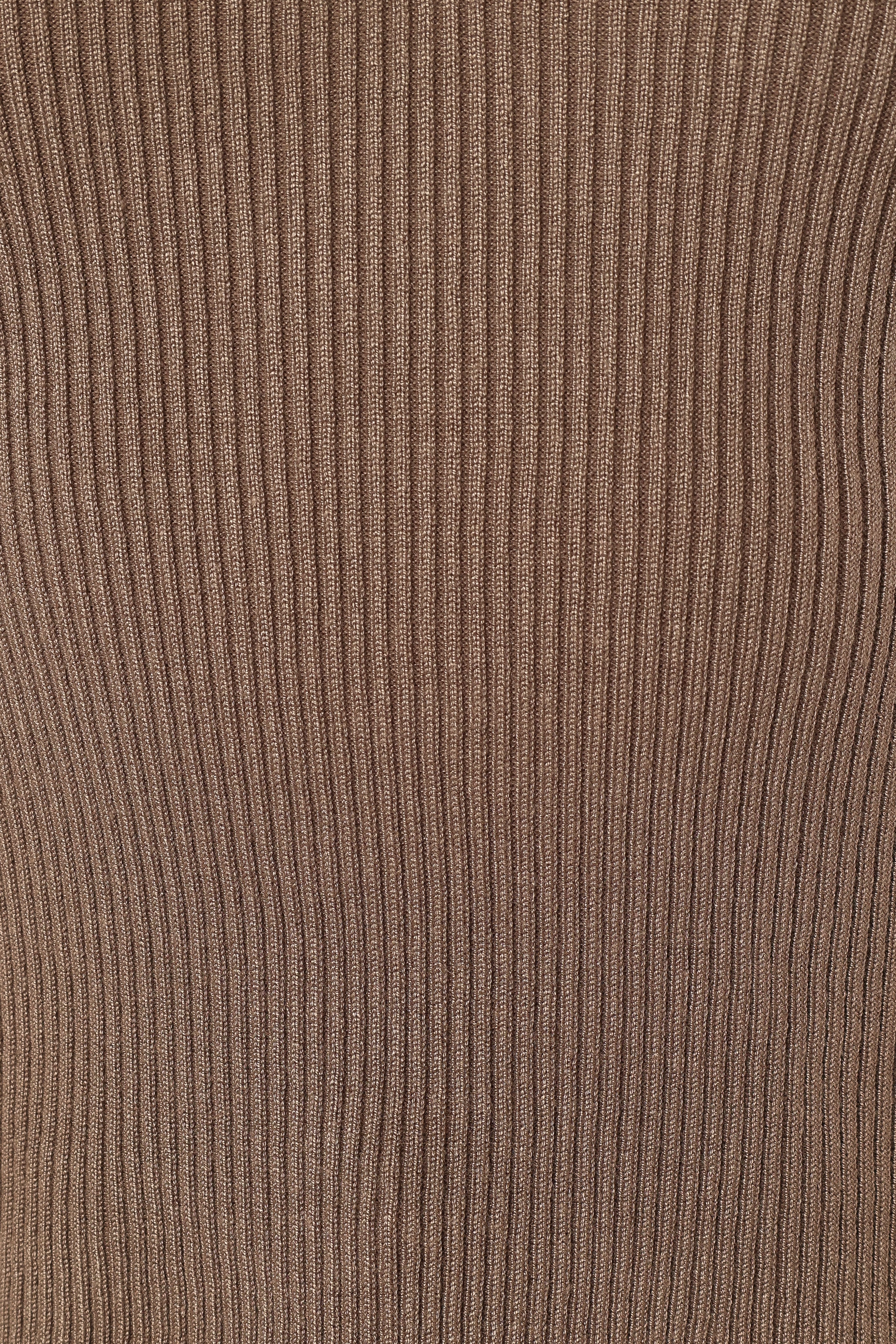 Jupiter Women's Long Sleeve Knit Top - Soft Casual Crewneck Sweater in Mocha Brown | Perfect for Fall Layering, Office Wear & Cozy Weekends
