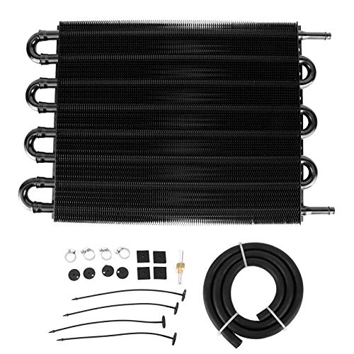 Universal Transmission Oil Cooler OC 1405 - 8 Rows, 26,000Lbs Capacity, Aluminum Engine Parts with Tube - Ideal for Heavy-Duty Trucks and Off-Road Vehicles