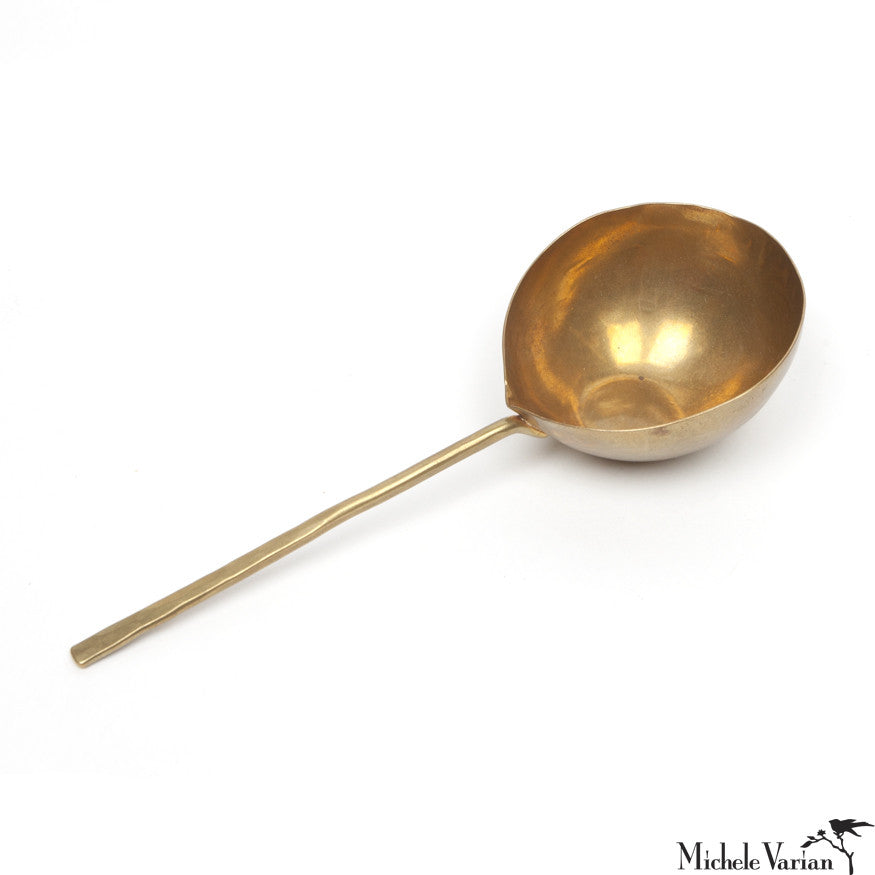 Premium Brass Coffee Scoop - 1 Tbsp Measuring Spoon for Coffee, Tea & Spices | Durable & Stylish for Home, Cafe & Barista Use