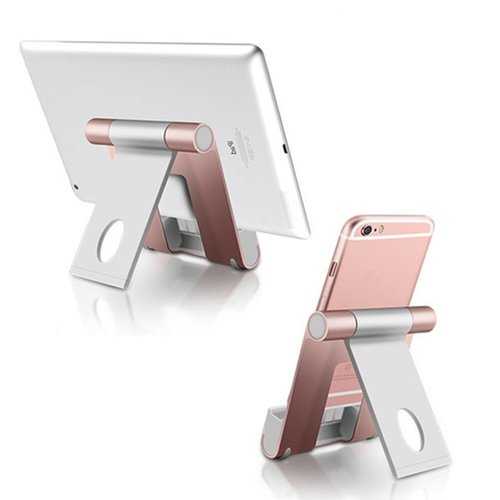 Premium Aluminum Alloy Phone & Tablet Stand - Universal Charging Holder for iPhone, iPad, Smartphones - Perfect for Home, Office & Car Use
