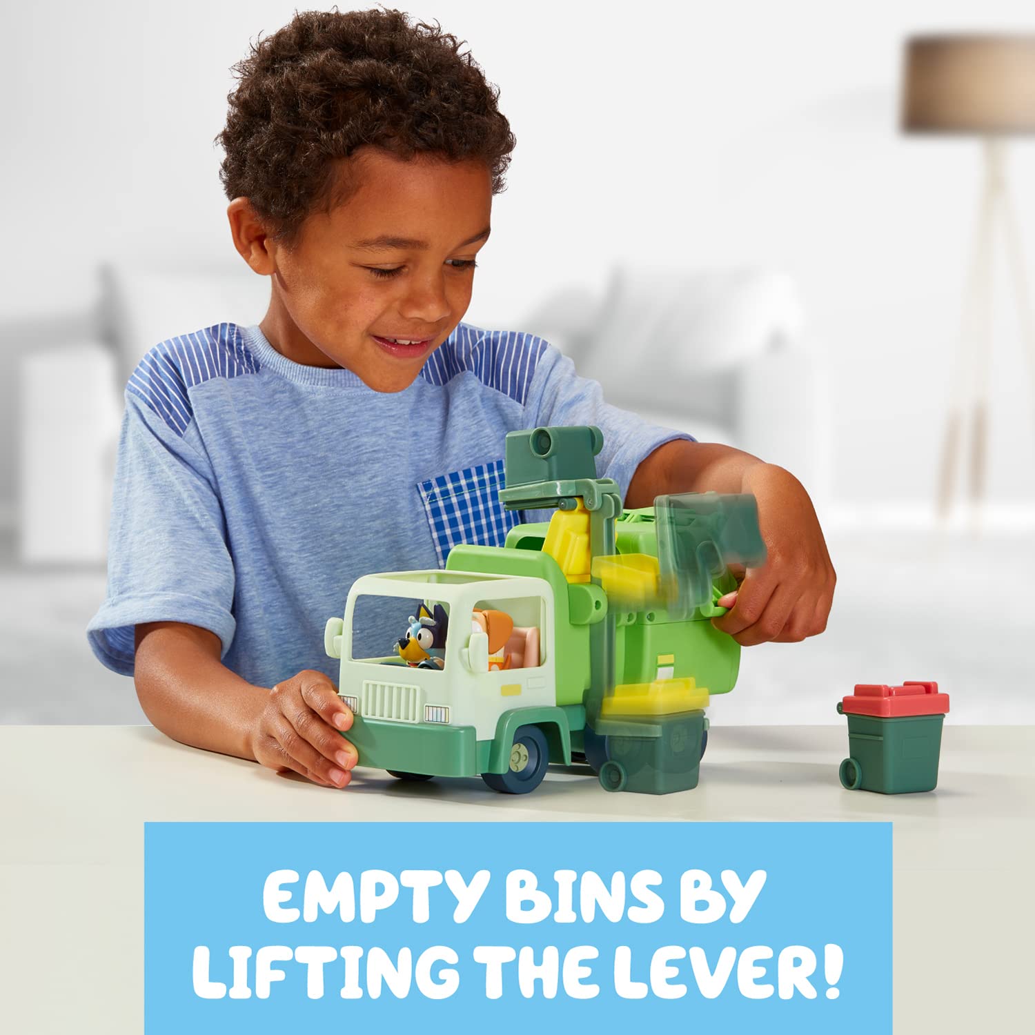Bluey Garbage Truck Playset with 2.5