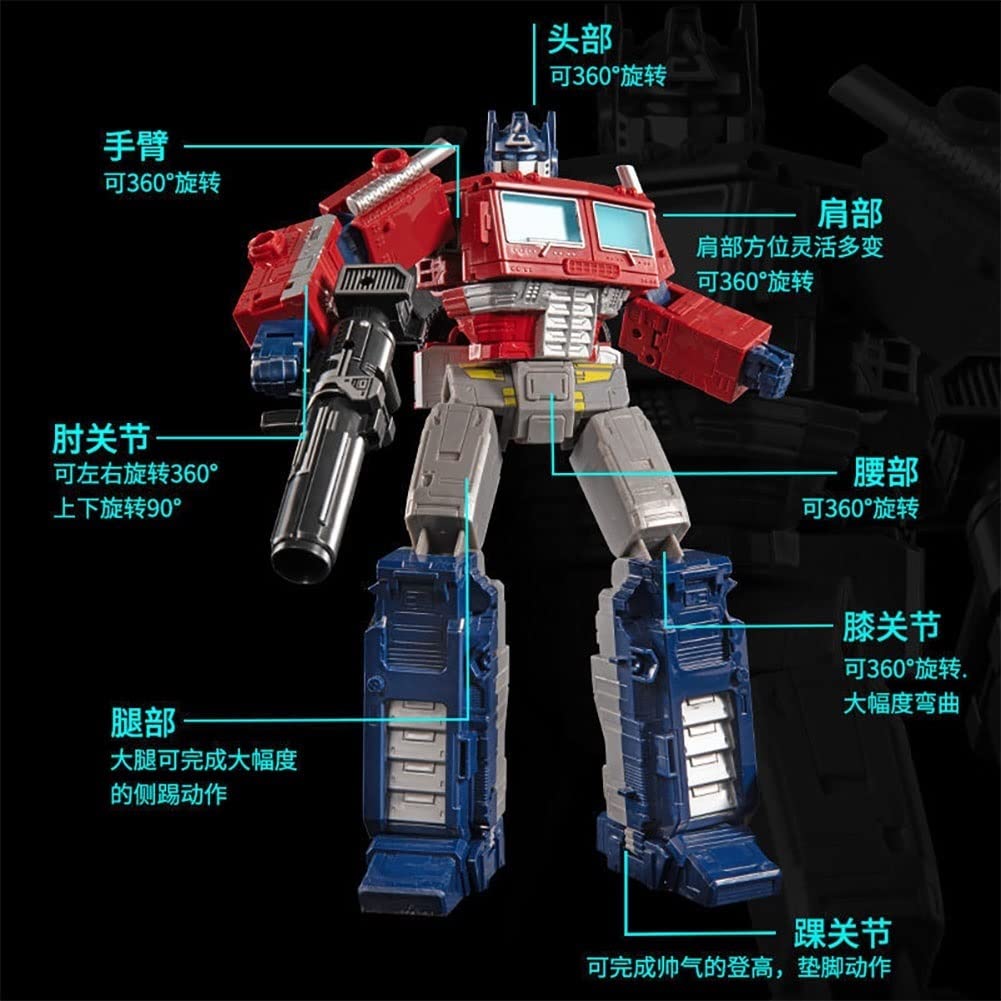 MP10 Optimus Prime Alloy Deformation Toy Car - Transformable Action Figure Model for Boys & Collectors, Handmade Durable Gift for Kids 8+ (Birthday, Christmas, Play & Display)