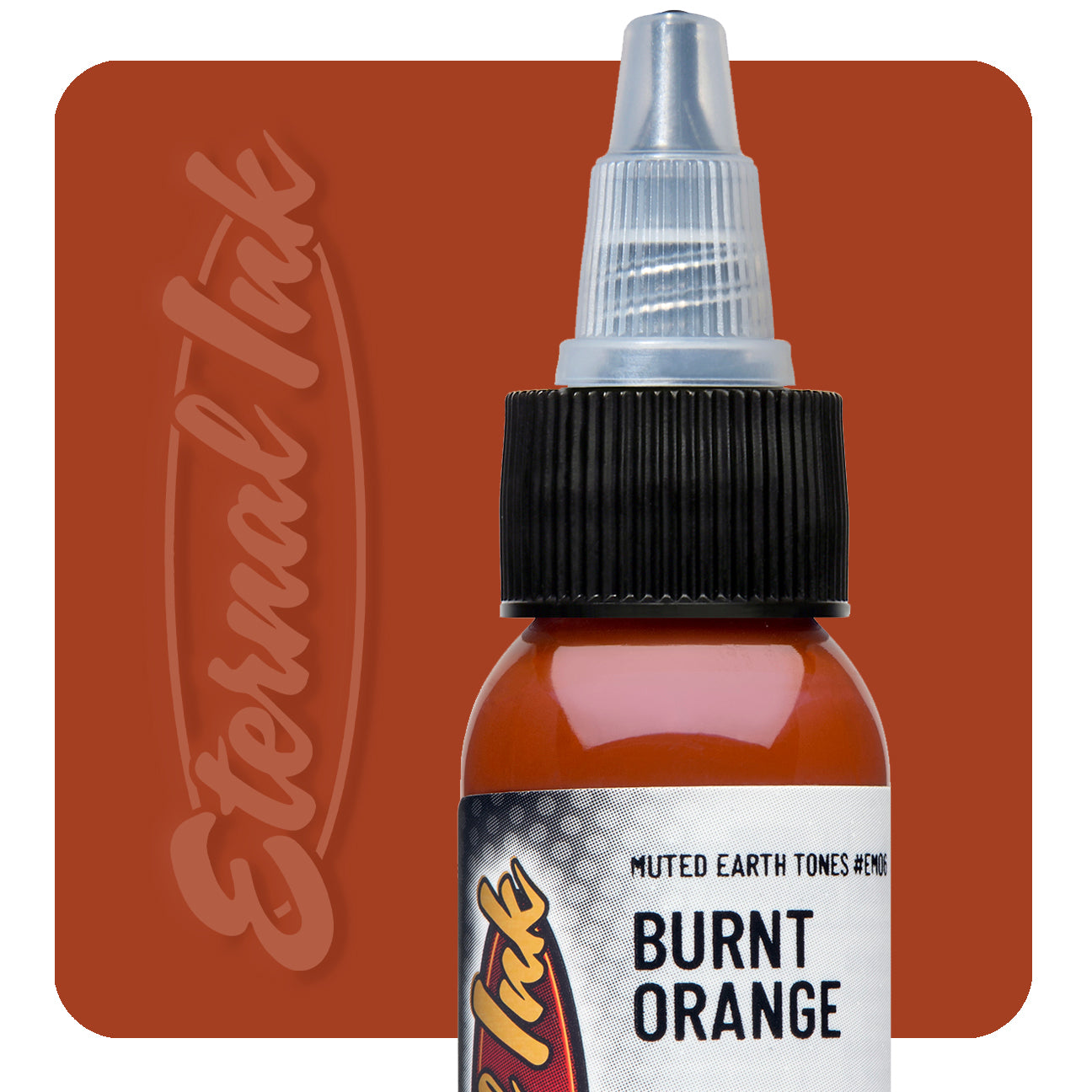Eternal Muted Earth Tones Burnt Orange Ink - Premium Waterproof Calligraphy Ink for Artists & Lettering - Perfect for Wedding Invitations, Scrapbooking & DIY Crafts