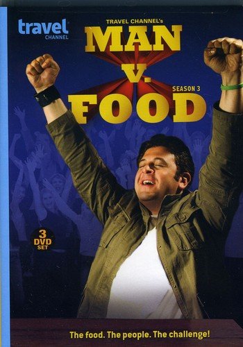 Man v Food Season 3 DVD - Competitive Eating Show with Adam Richman | Perfect for Food Lovers & Reality TV Fans | Great for Binge Watching & Party Entertainment