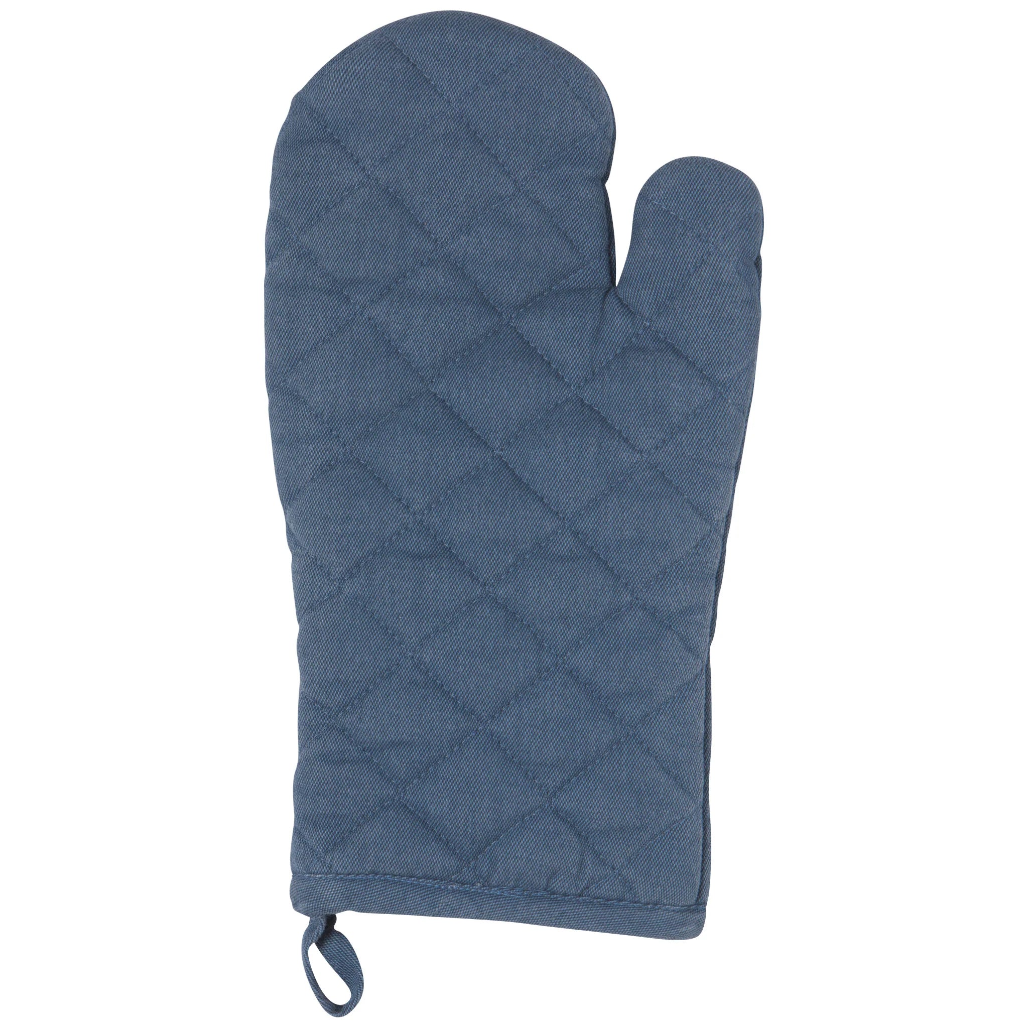 Premium Stonewash Heirloom Midnight Oven Mitt - Heat Resistant Kitchen Glove for Baking, Grilling & Cooking - Perfect for Holiday Meals & Family Gatherings