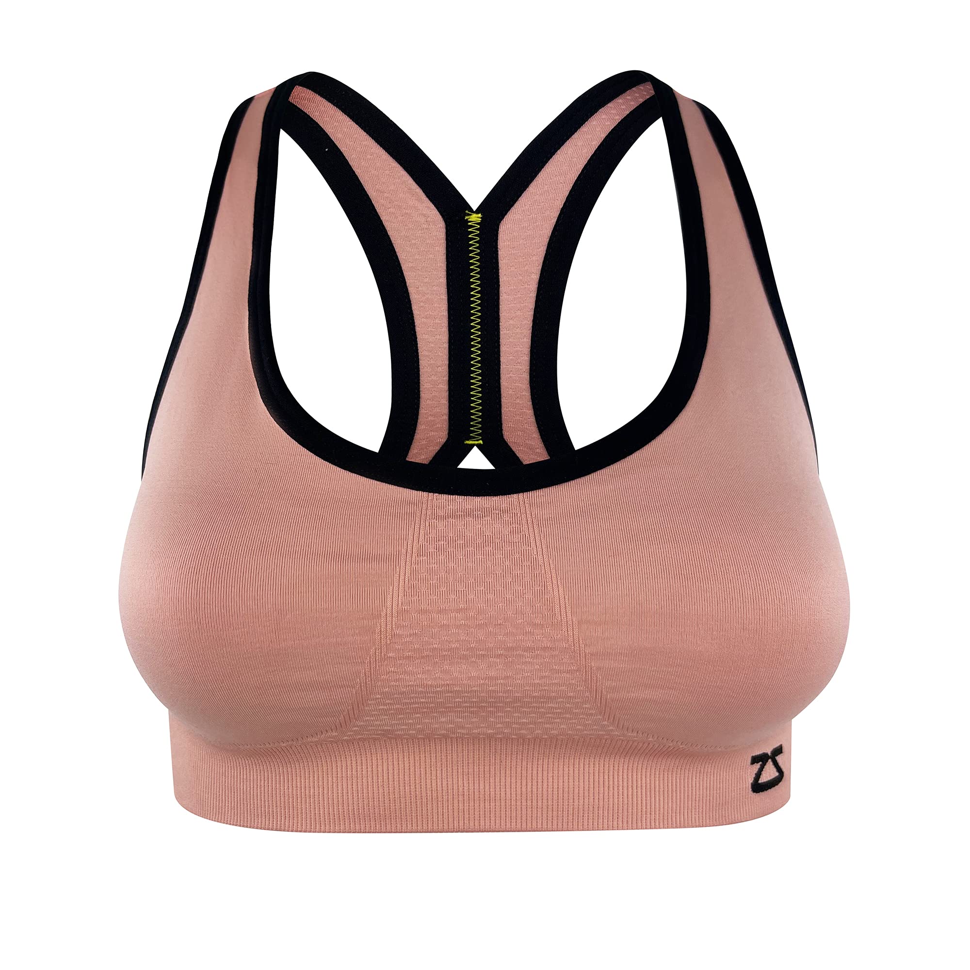 Zensah Gazelle 2.0 Women's High Impact Sports Bra - Breathable Workout & Running Support Top for Fitness, Yoga, CrossFit | Perfect for Gym, Marathon Training & Active Lifestyle