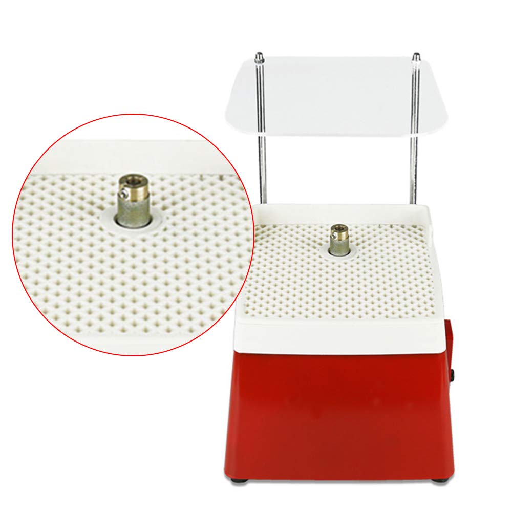 65W Stained Glass Grinder with Grinding Bits & Baffle Bracket - 4200RPM Ceramic Glass Marble Shaping Tool - 6.5