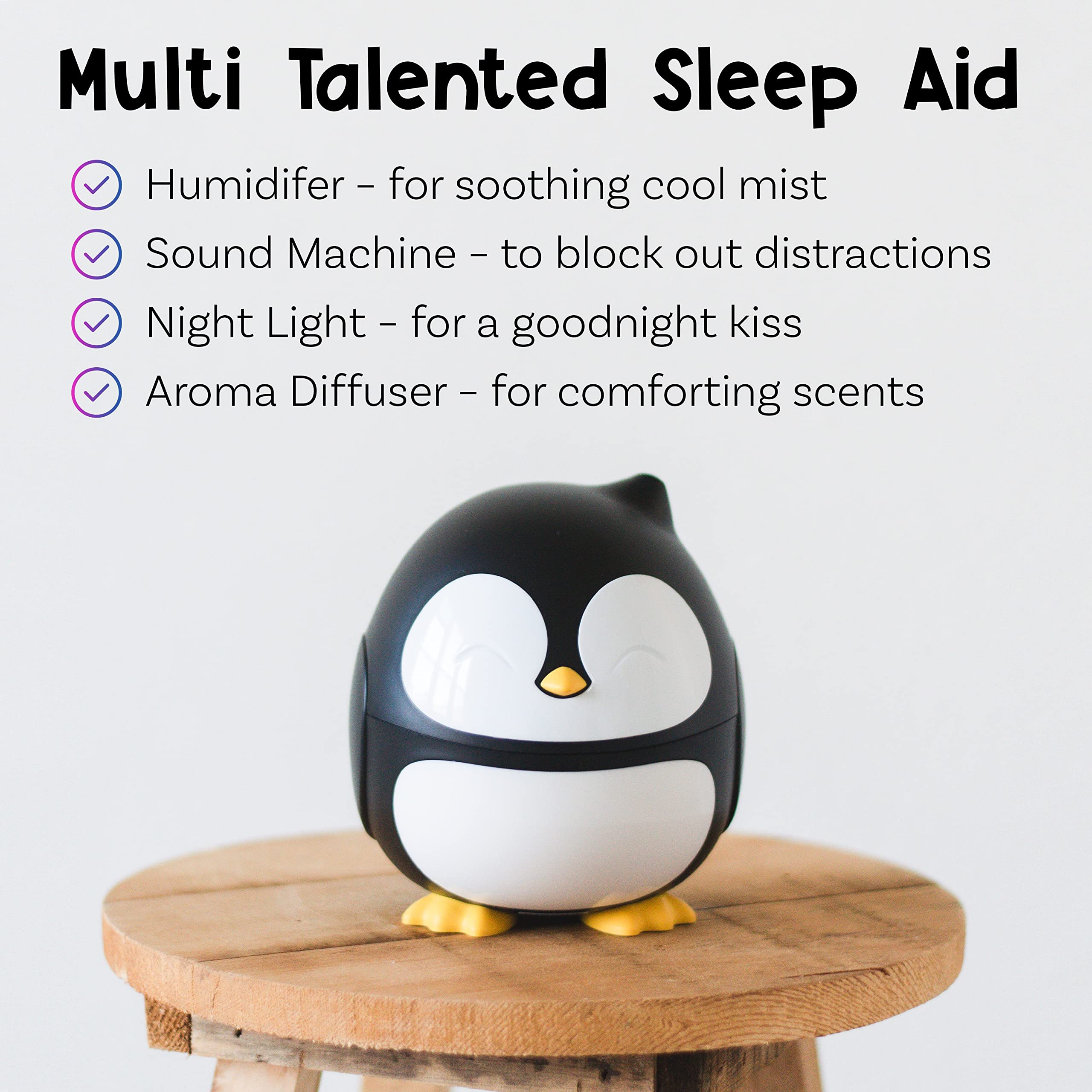 Sweet Dreams 4-in-1 Baby Sleep Machine with Humidifier, Aroma Diffuser & White Noise Sound Machine for Newborns, Toddlers & Kids - Perfect for Nursery, Bedtime & Soothing Fussy Babies