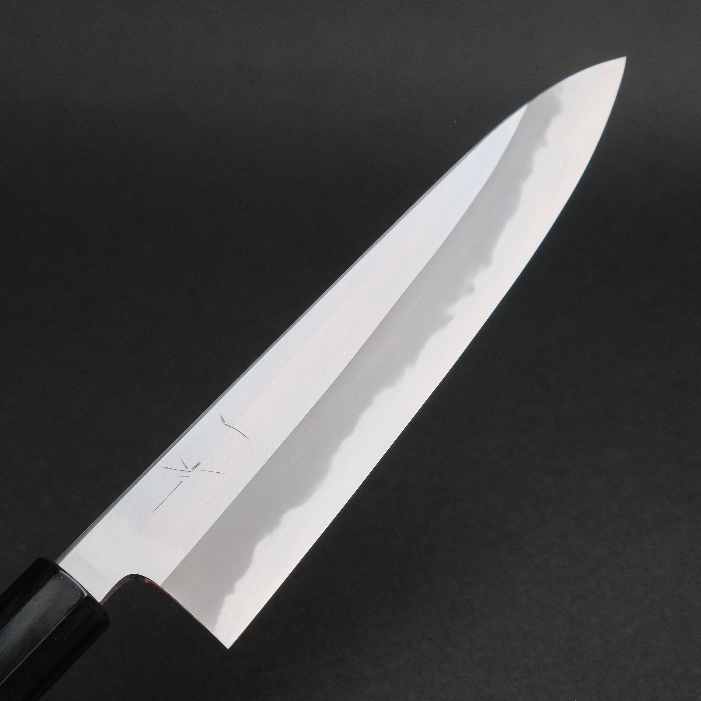 Premium Hitohira Tanaka Kyuzo Blue #1 Steel 210mm Gyuto Chef Knife - Handcrafted Japanese Ziricote Wood Handle - Perfect for Sushi, Meat Cutting & Professional Kitchen Use
