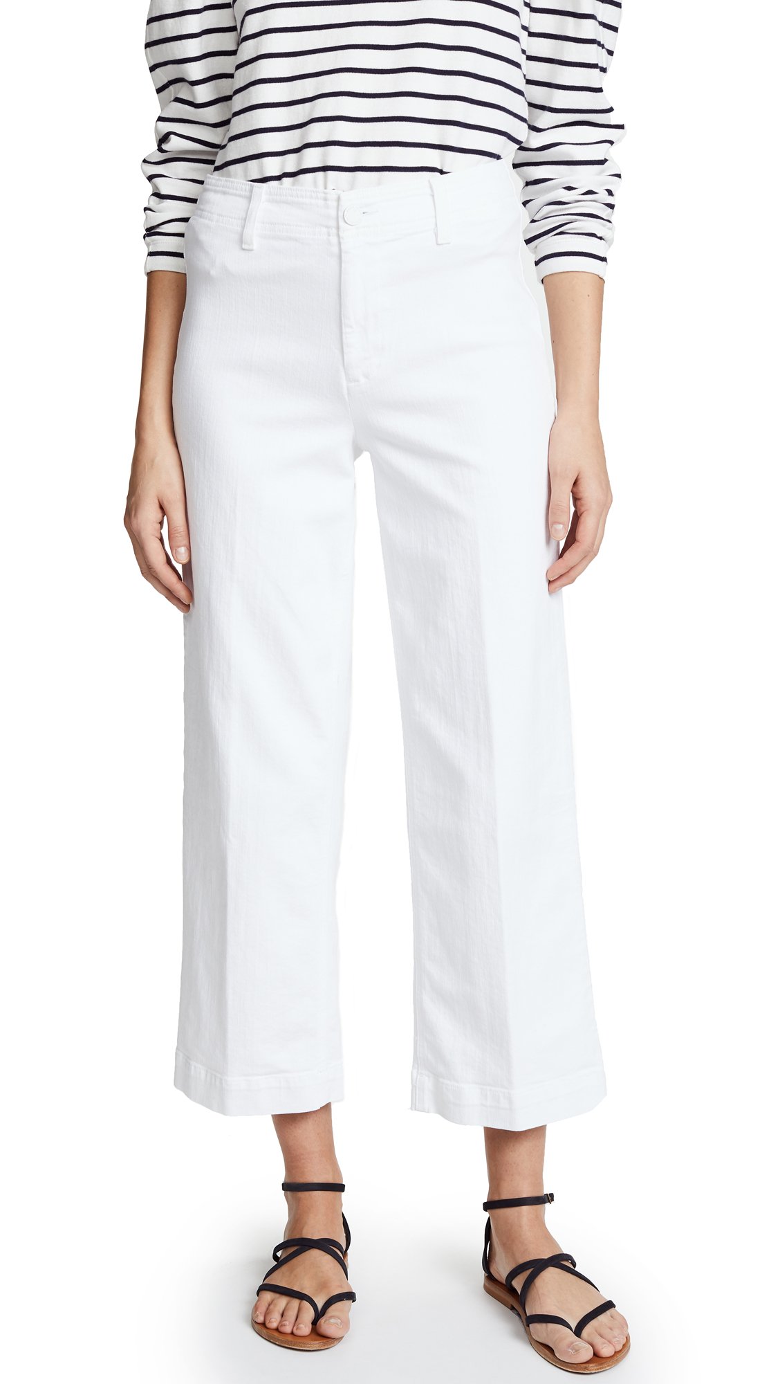 PAIGE Women's Nellie High-Rise Culotte Jeans - Comfortable & Stylish Wide-Leg Denim Pants for Casual Wear, Office & Weekend Outfits