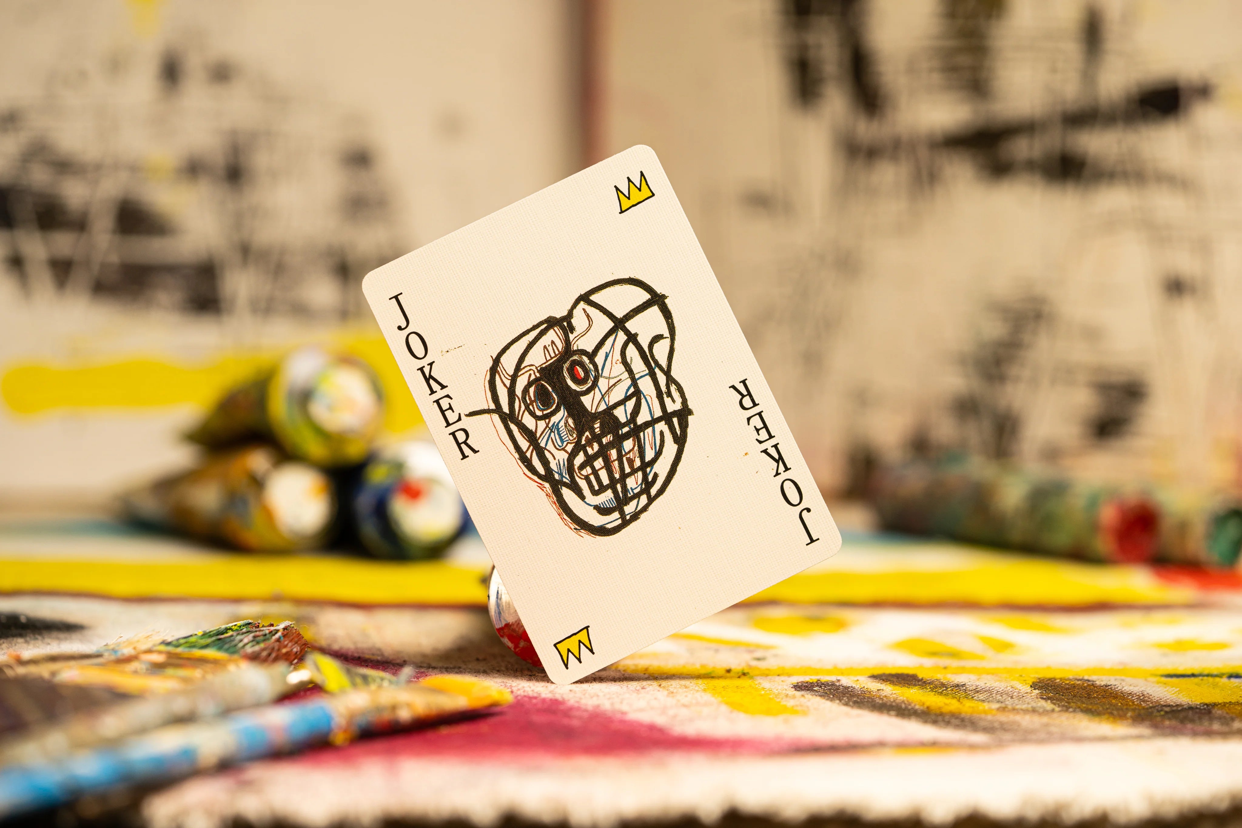 Basquiat Playing Cards - Premium Art Deck for Card Games, Collectibles & Gifts | Perfect for Poker, Magic Tricks & Home Decor