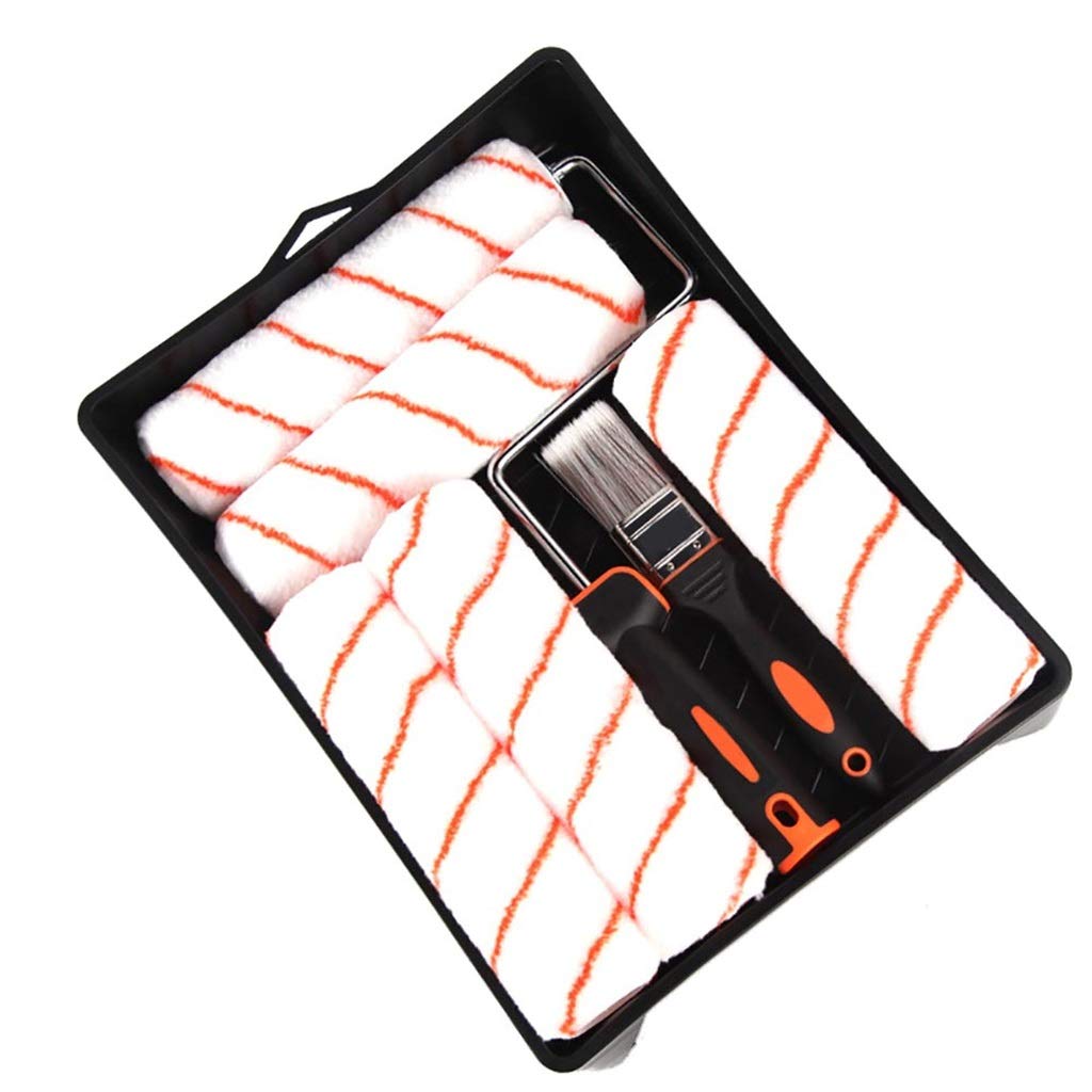 8Pcs 10 Inch Paint Roller Set - Professional Wall Painting Tools for Smooth Finish, Home Decoration & Wall Repair | Perfect for DIY Projects, Interior Design, and Home Renovation