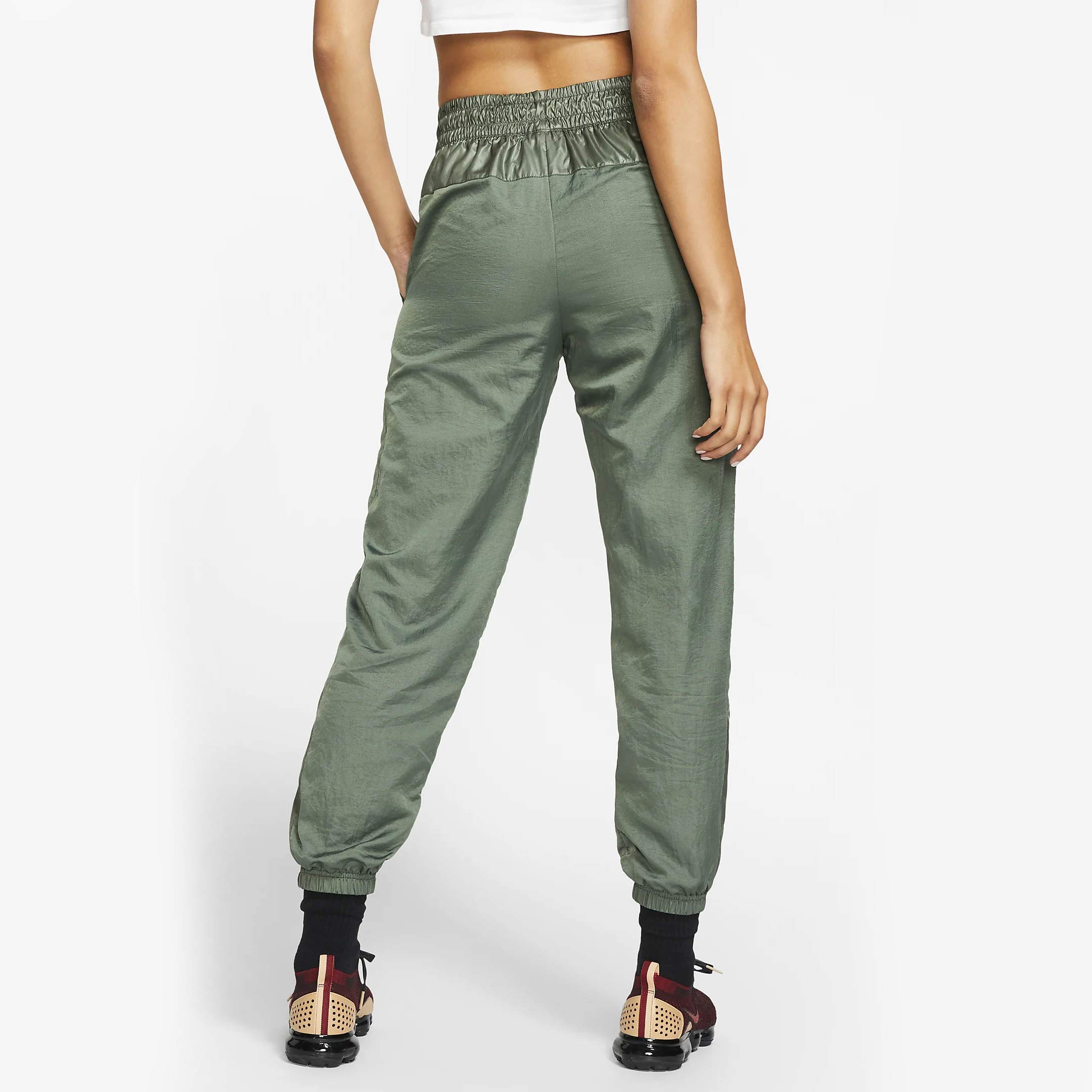 Nike Women's NSW Woven Cargo Pants - CI7905-326 - Juniper Fog/Black - X-Large - Comfortable & Stylish Casual Pants for Outdoor Activities, Hiking & Streetwear Fashion