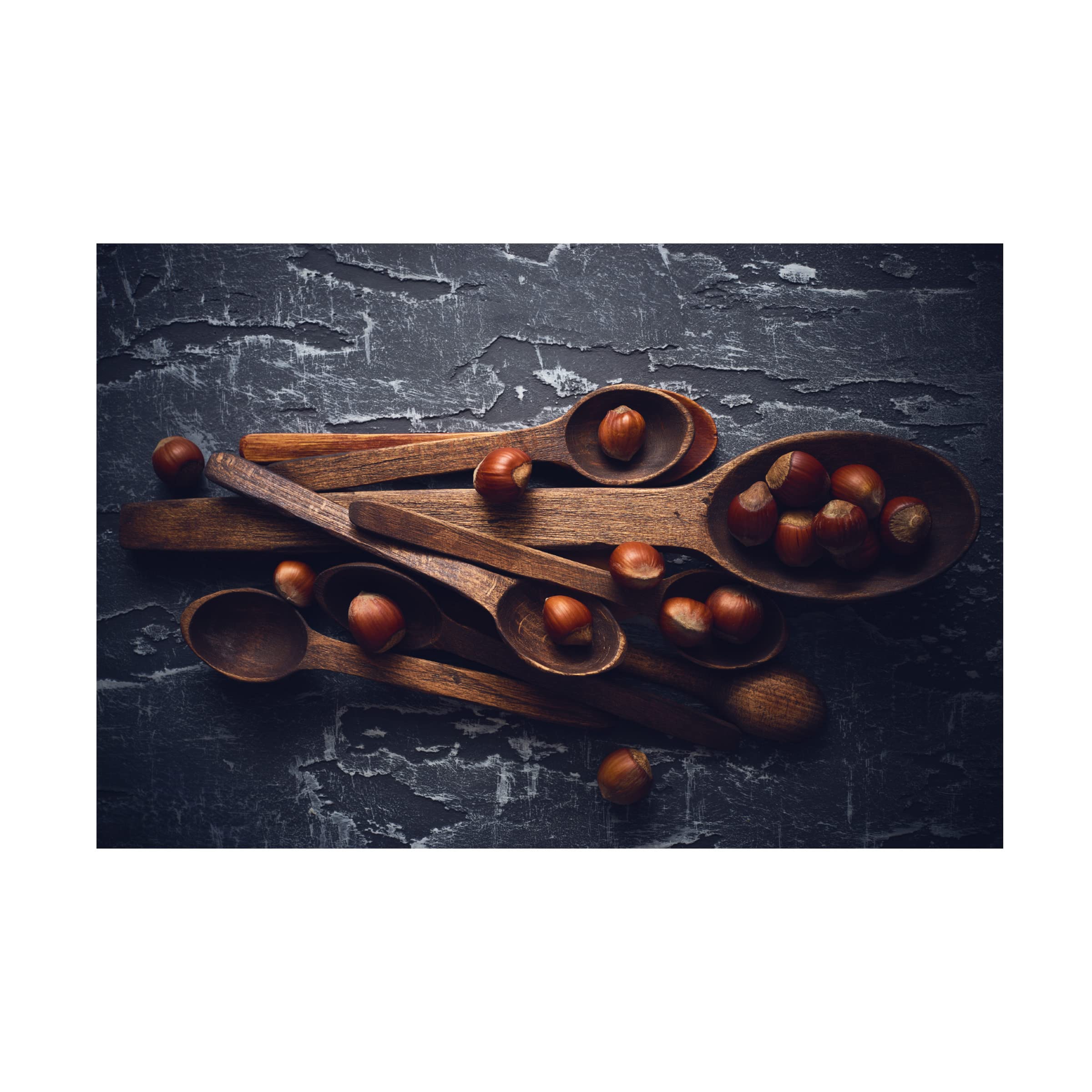 Trademark Fine Art 'Hazelnuts' Canvas Wall Art Print by Aleksandrova Karina - Modern Home Decor for Living Room, Bedroom & Office