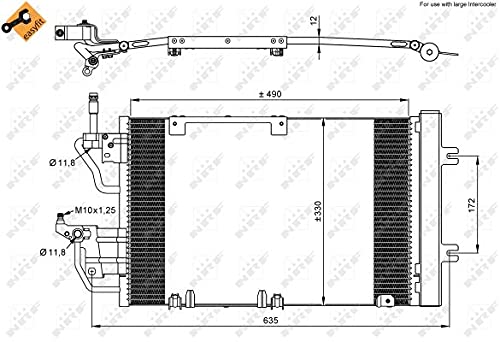 High-Efficiency 35633 AC Condenser for Car Air Conditioning System - Perfect for Automotive Cooling & HVAC Repair