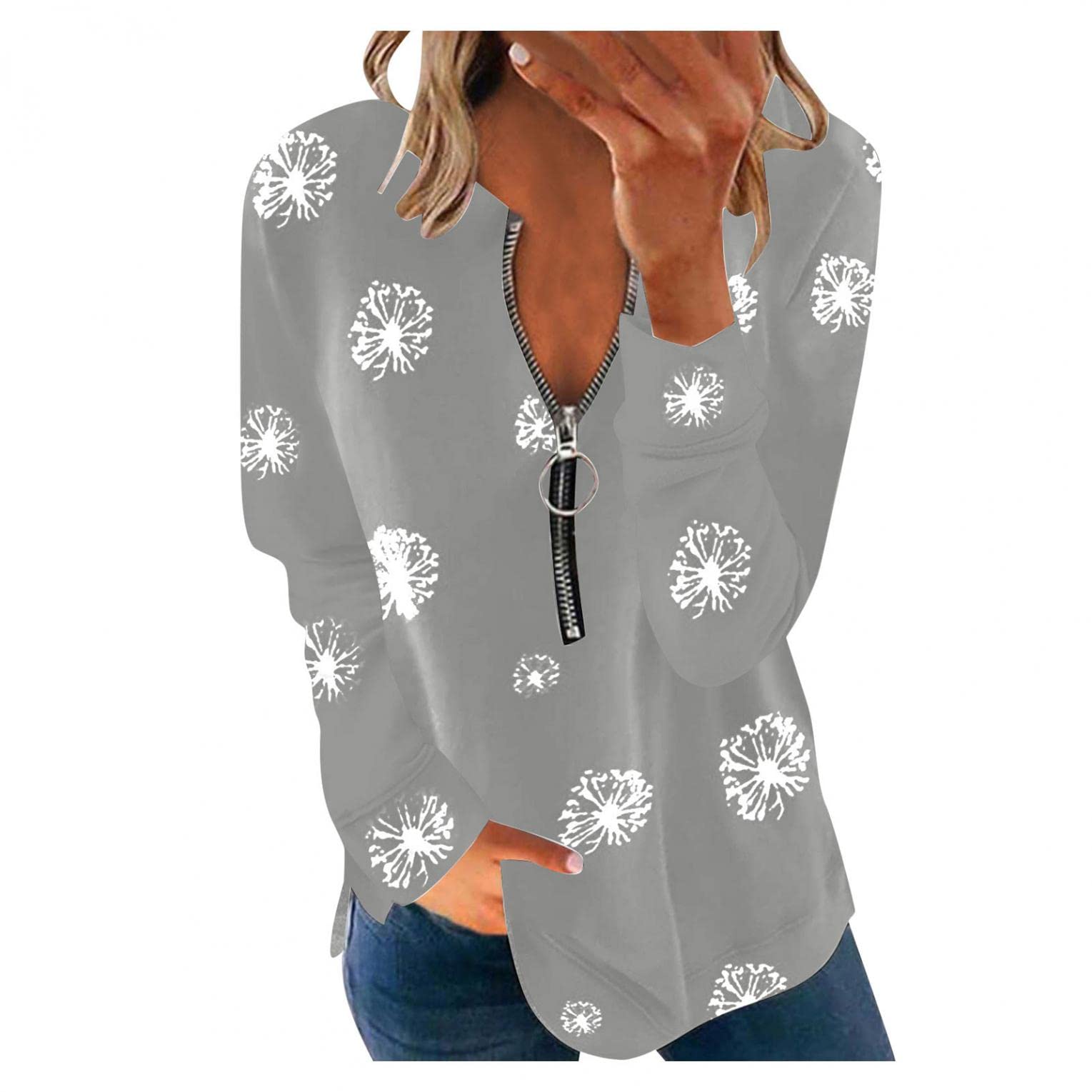 FABIURT Women's Fleece Jacket - Warm Winter Hooded Full Zip Coats with Pockets | Soft Fuzzy Outerwear for Casual Fall & Winter | Perfect for Hiking, Travel & Everyday Fashion