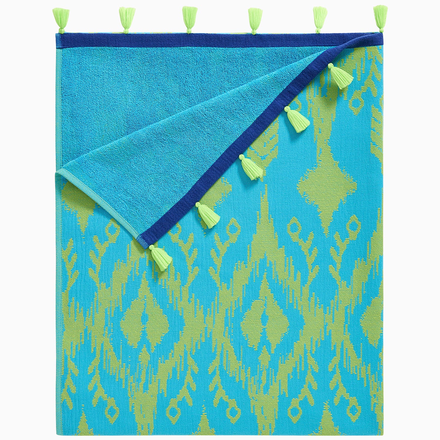 Premium Peacock Beach Towel - Large Soft Quick Dry Sand Free Towel for Pool, Beach, Travel & Yoga - Stylish Blue Peacock Design