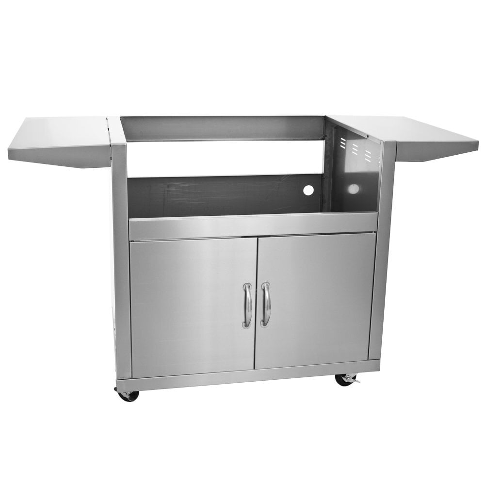 Blaze Grills BLZ4CART Universal Grill Cart for 32-Inch Gas & Charcoal Grills – Heavy-Duty Outdoor BBQ Cart for Backyard, Patio, and Tailgating