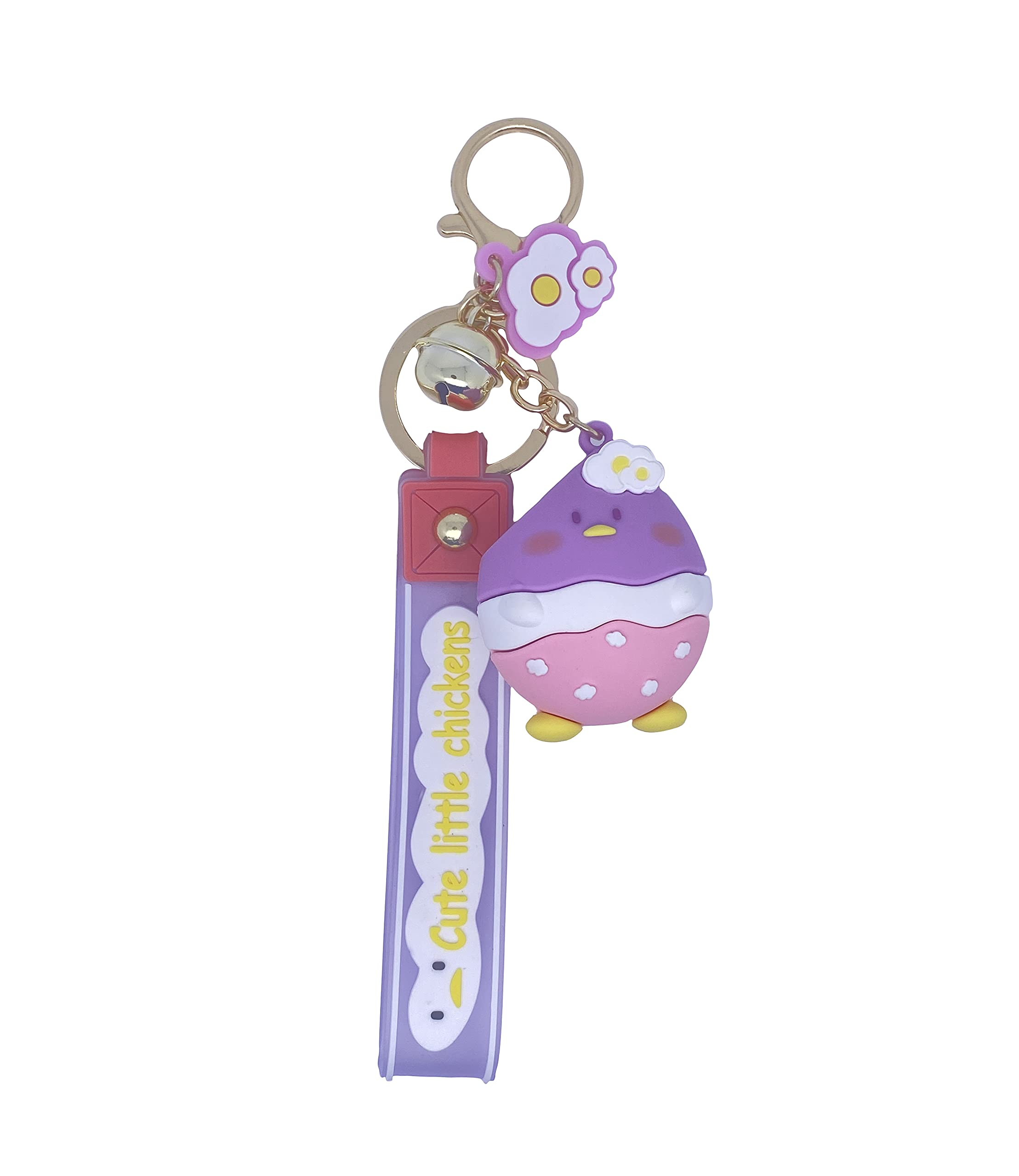 XIMISO Beauty Blender Keychain - Fashion Wristlet for Girls & Women - Party & Gift Accessory