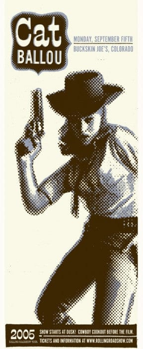 Cat Ballou Decoder Ring Design Vintage Movie Poster - Classic Western Film Wall Art for Home Theater, Office & Man Cave Decor