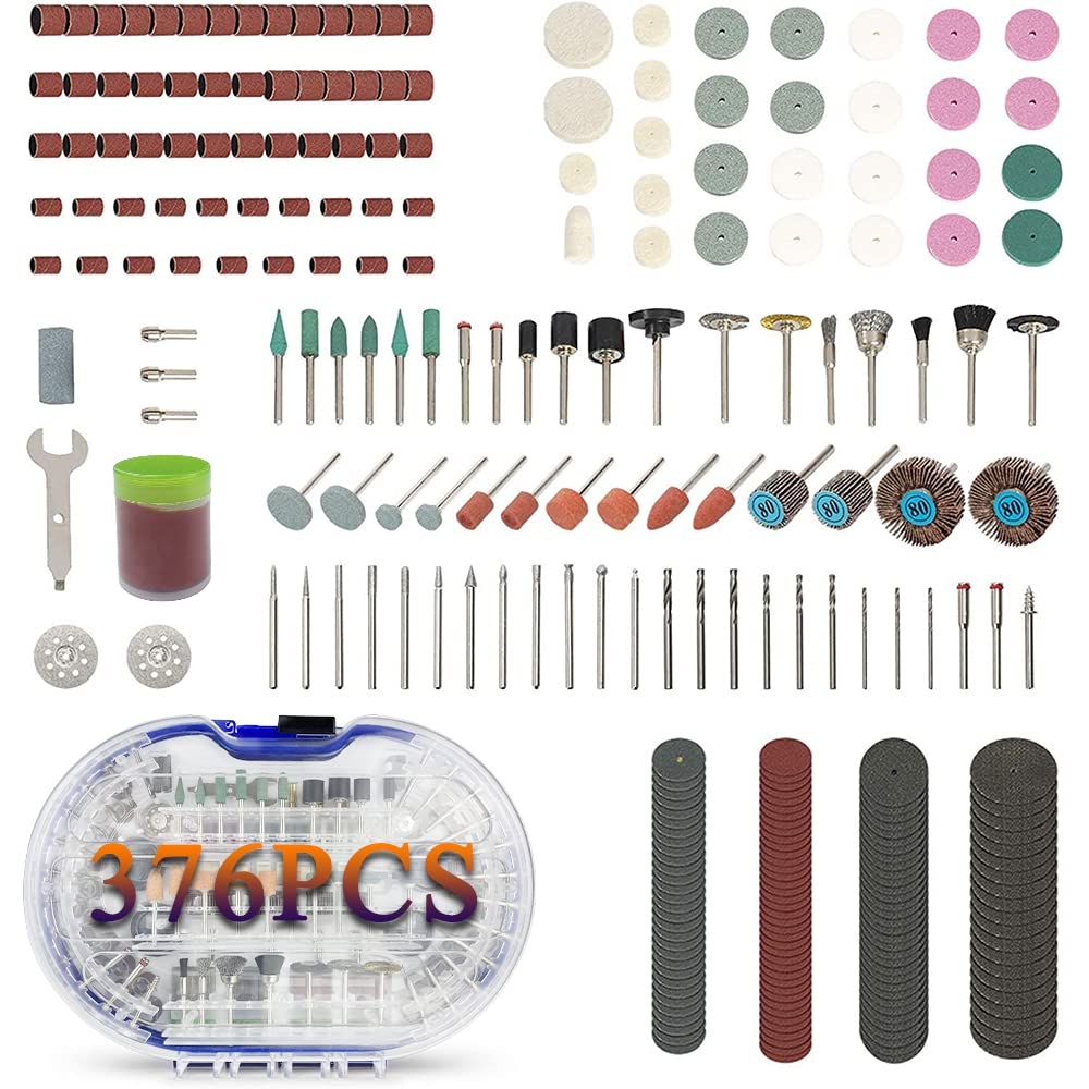276 Pcs Rotary Tool Accessories Kit with 1/8