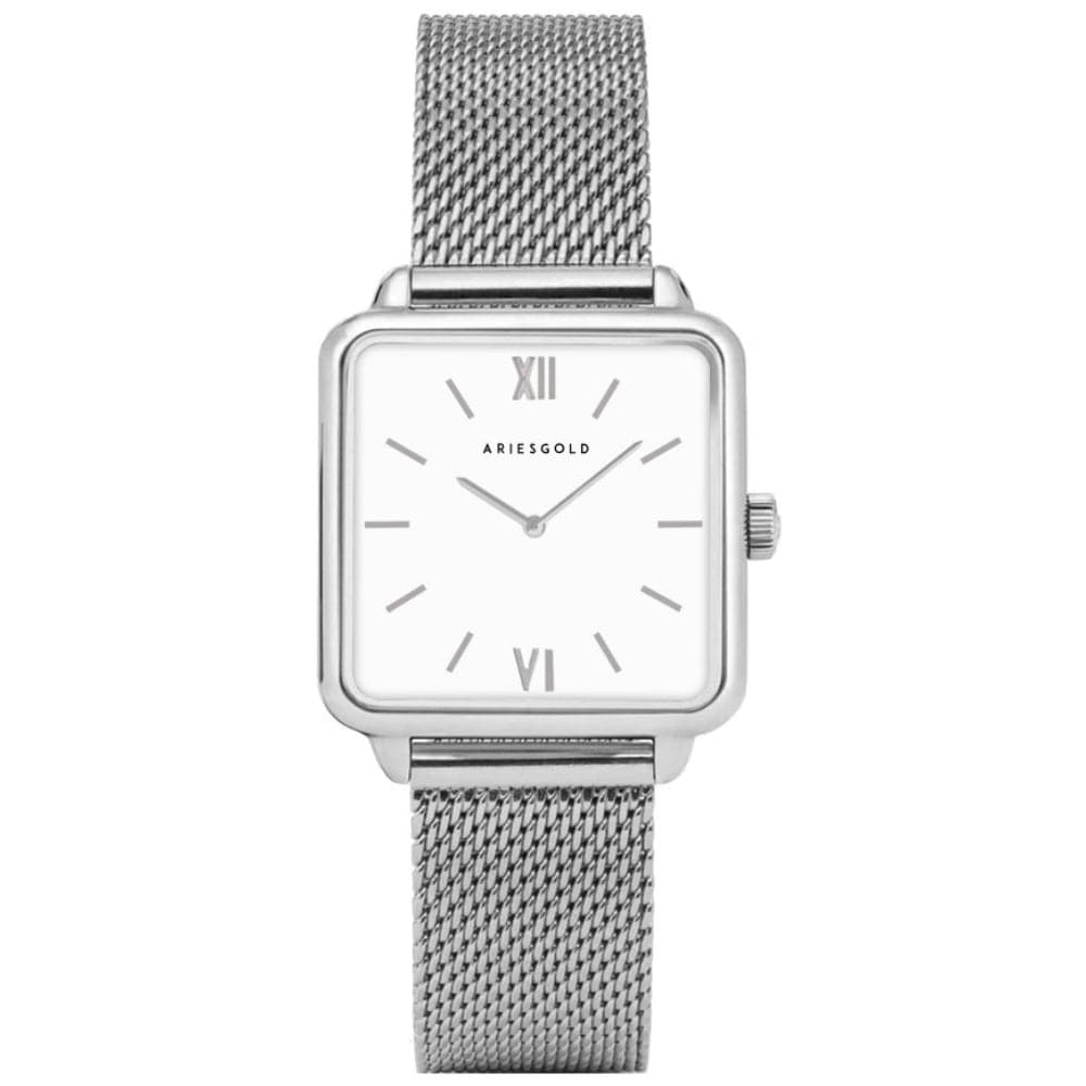 ARIES GOLD MINUIT SILVER L 5038 S W Women's Luxury Watch - Elegant Dress Watch for Women, Perfect for Business, Party & Special Occasions