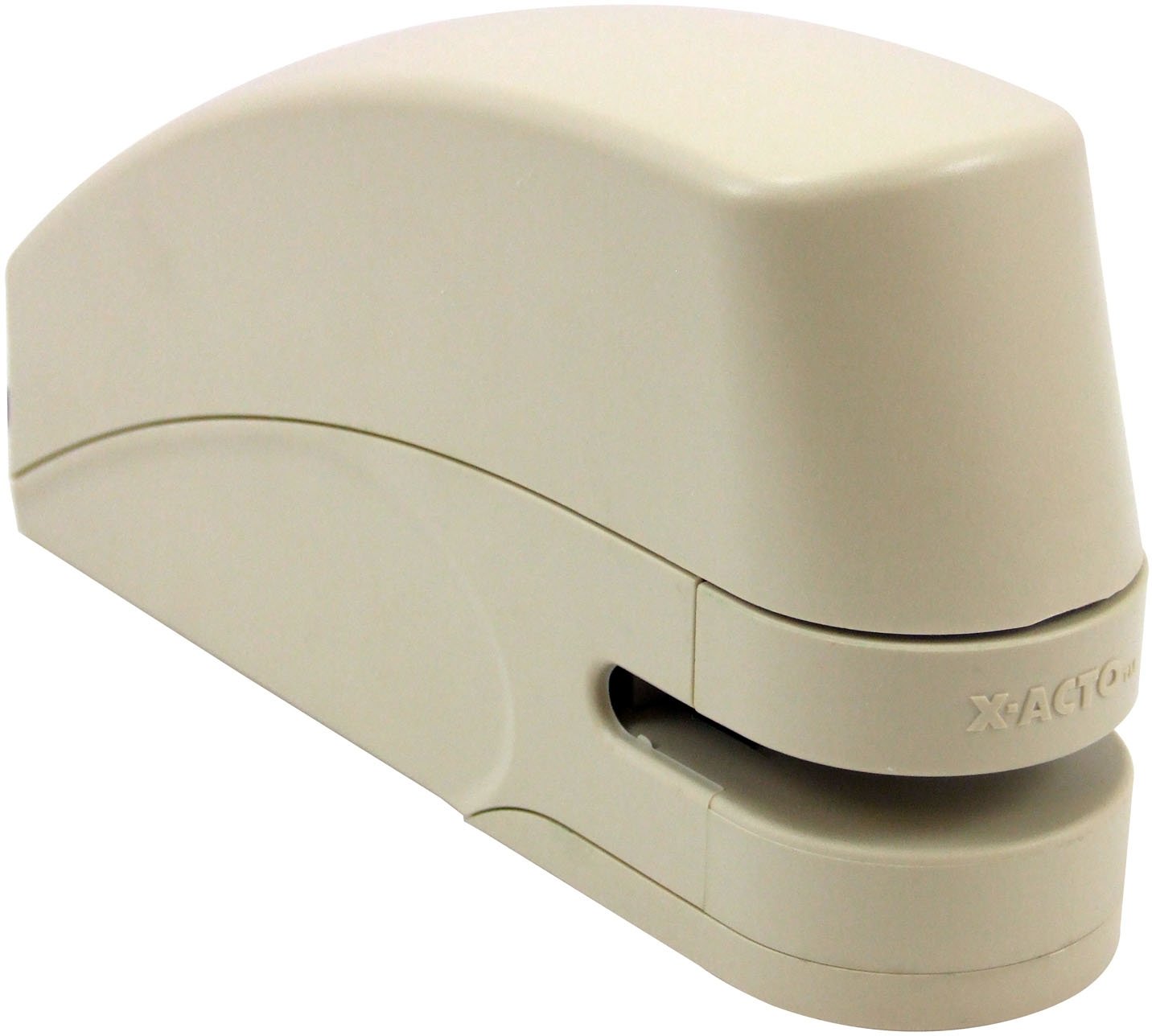 ELMERS Rapid Personal Electric Stapler -Putty (73100) | Heavy Duty Stapler for Office, Home & School | Fast & Easy Stapling for Paper, Documents & Crafts